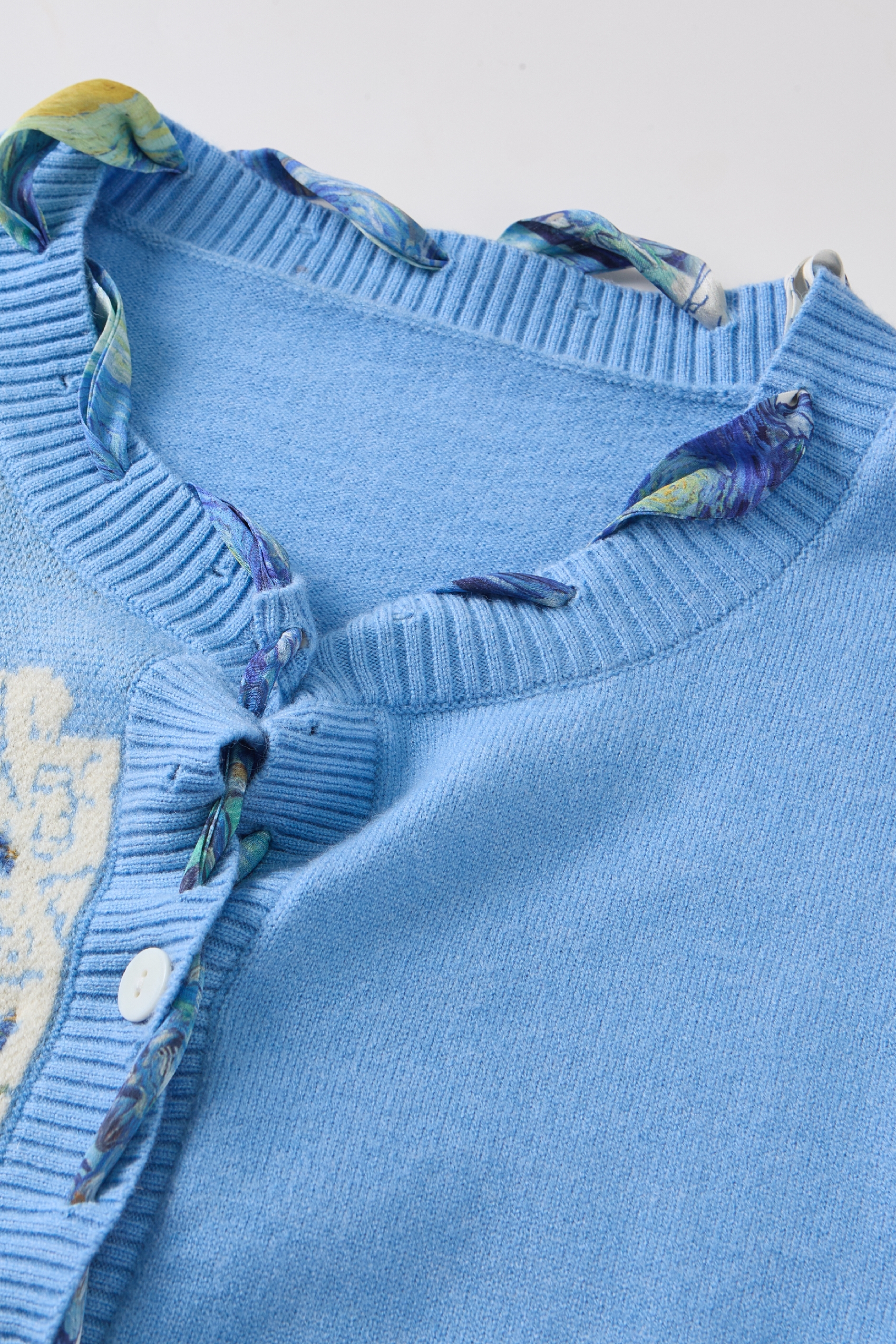 Printed Knit Cardigan-LYONSENS