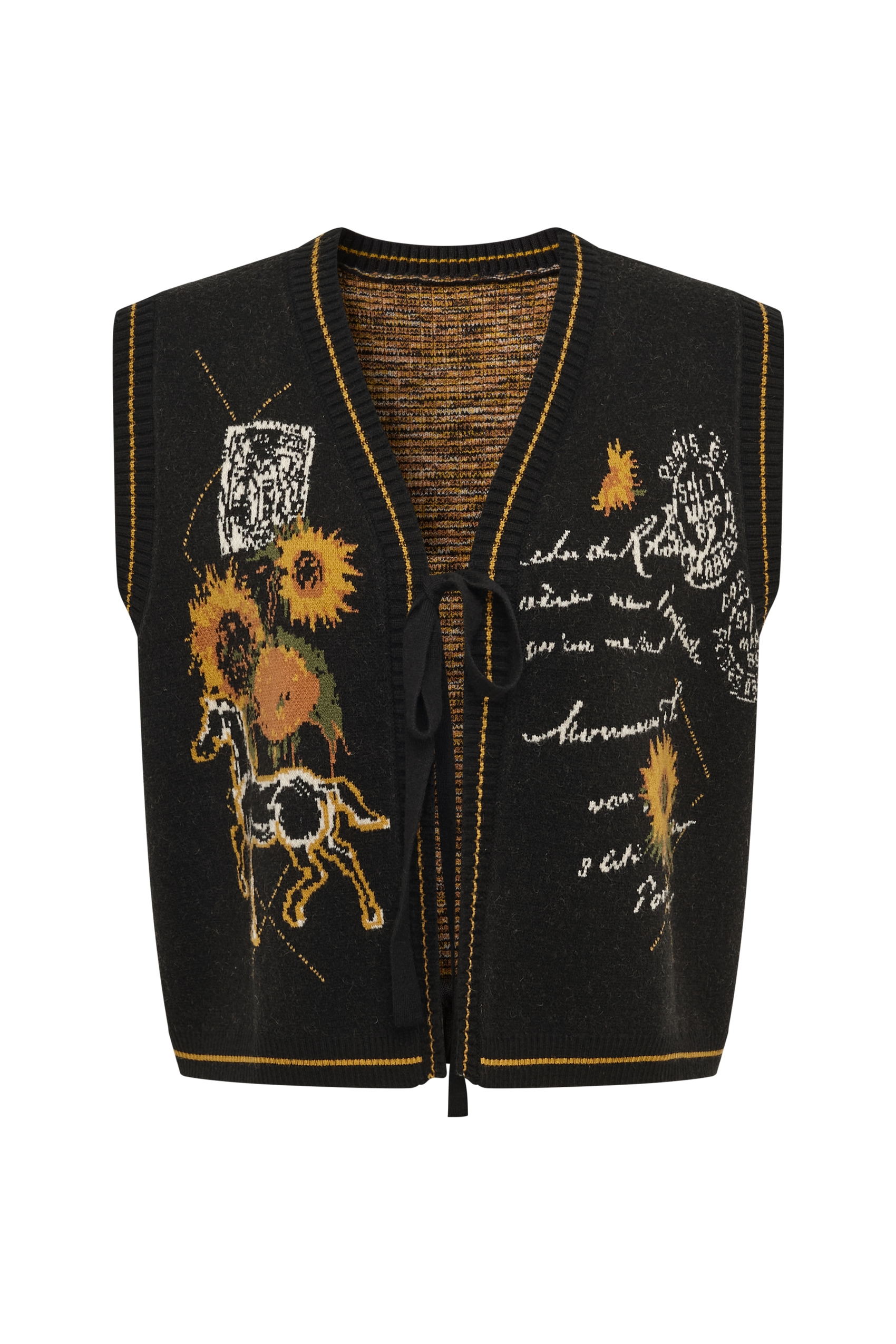 Black Knit Vest