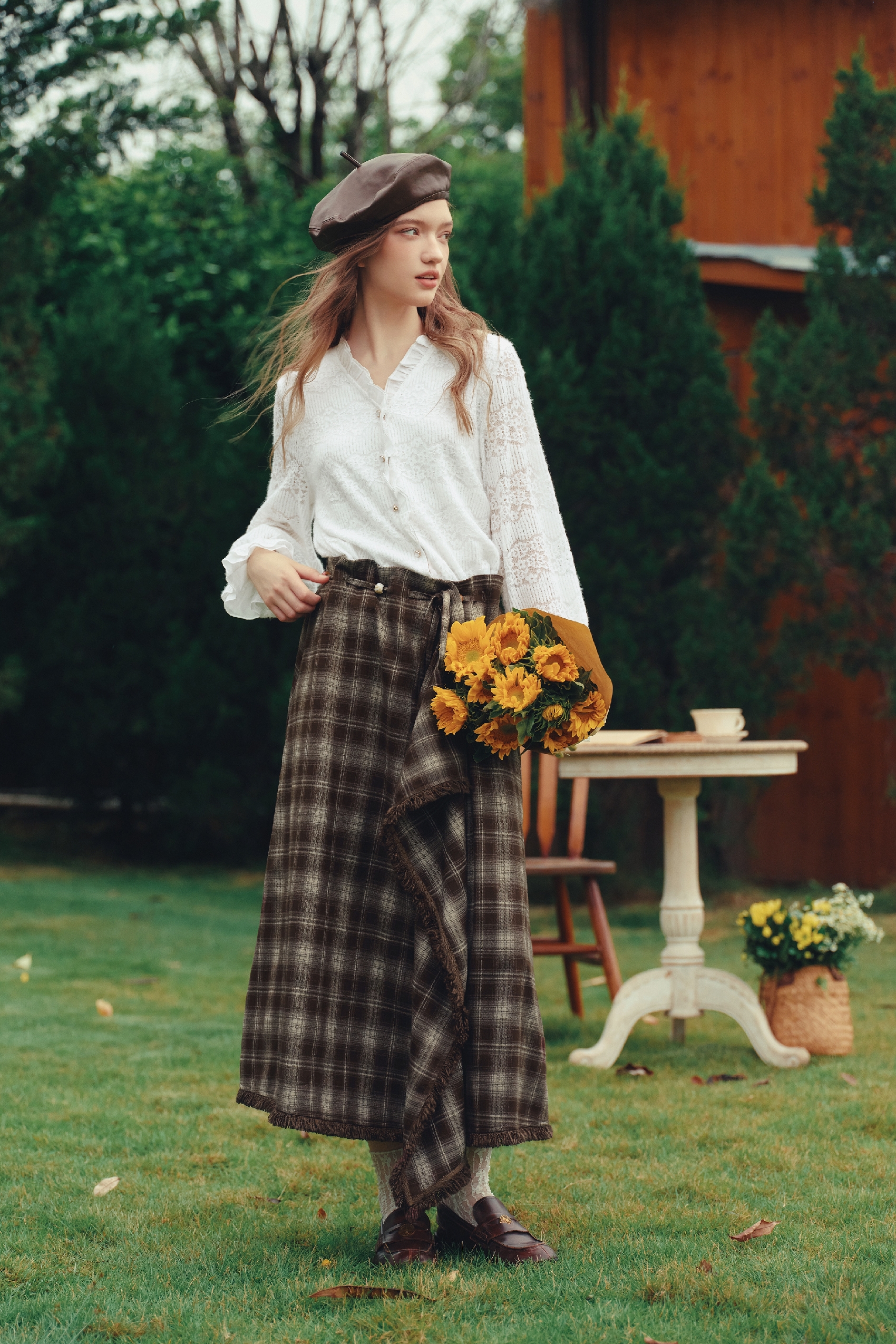 Vintage Midi Skirt