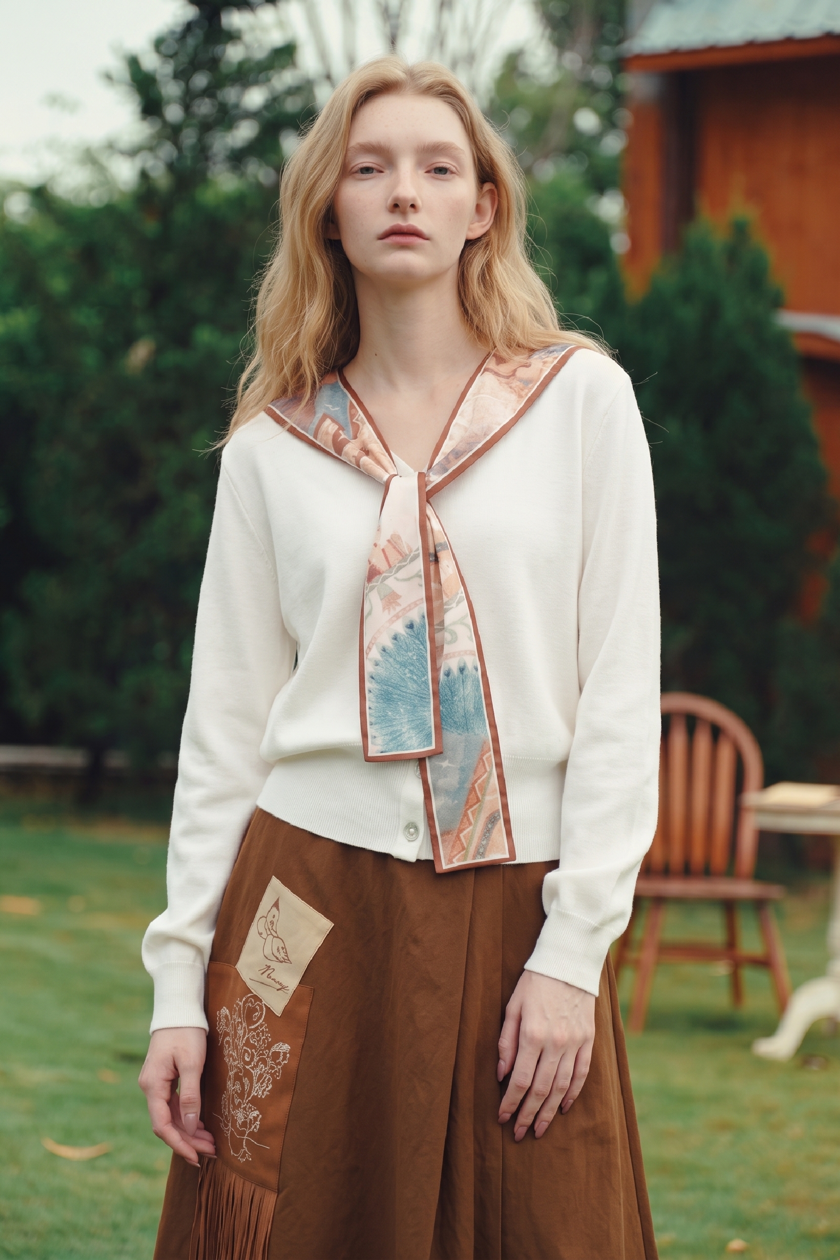 Sailor Collar Knit Top-LYONSENS