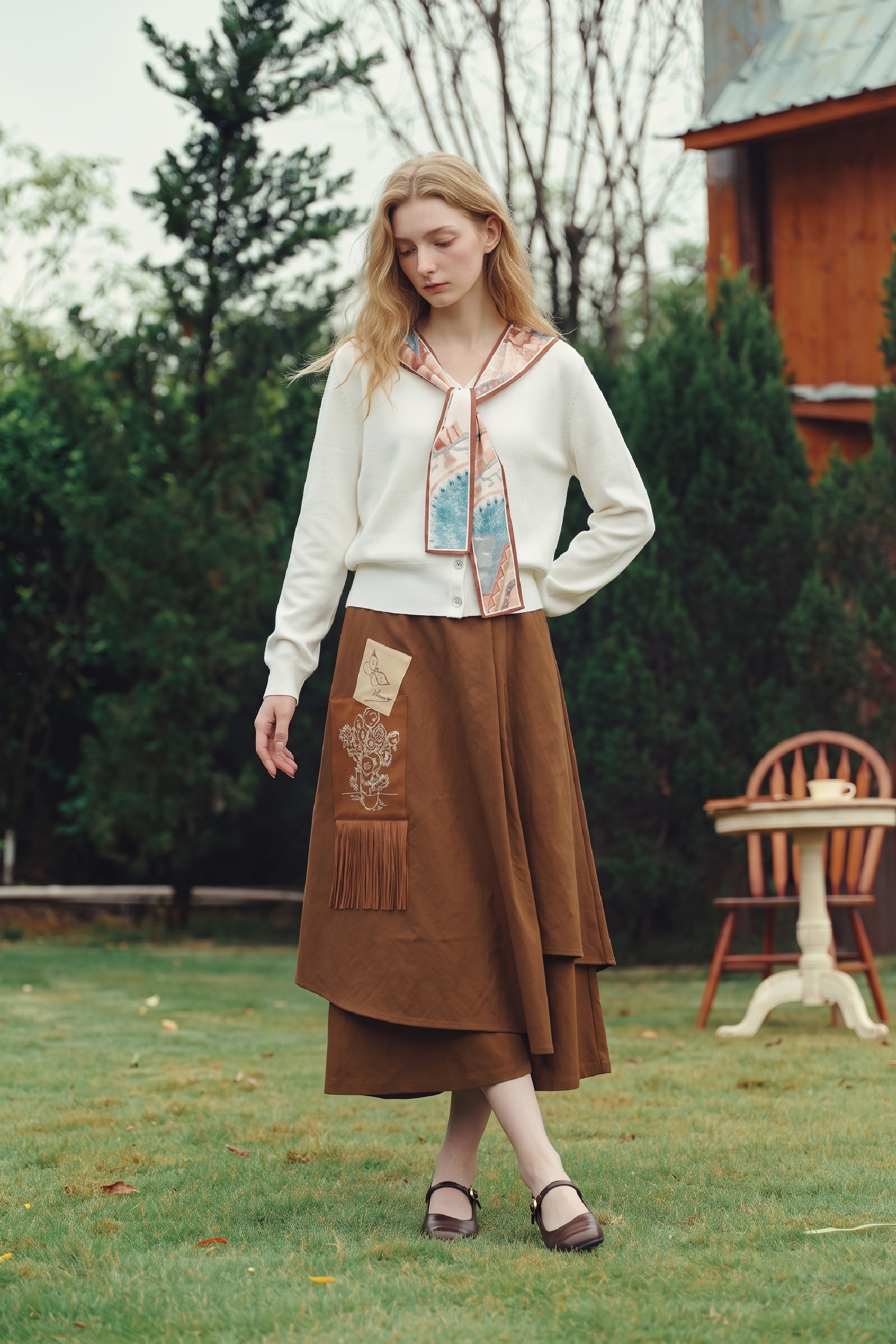 Sailor Collar Knit Top-LYONSENS