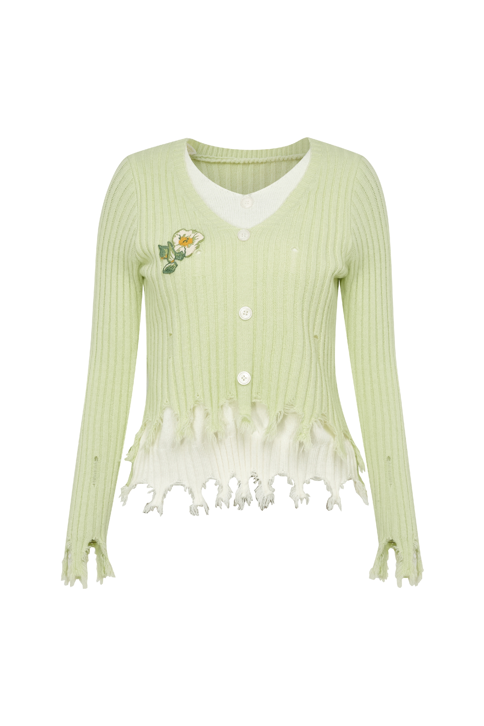 Tassel Knit Cardigan-LYONSENS