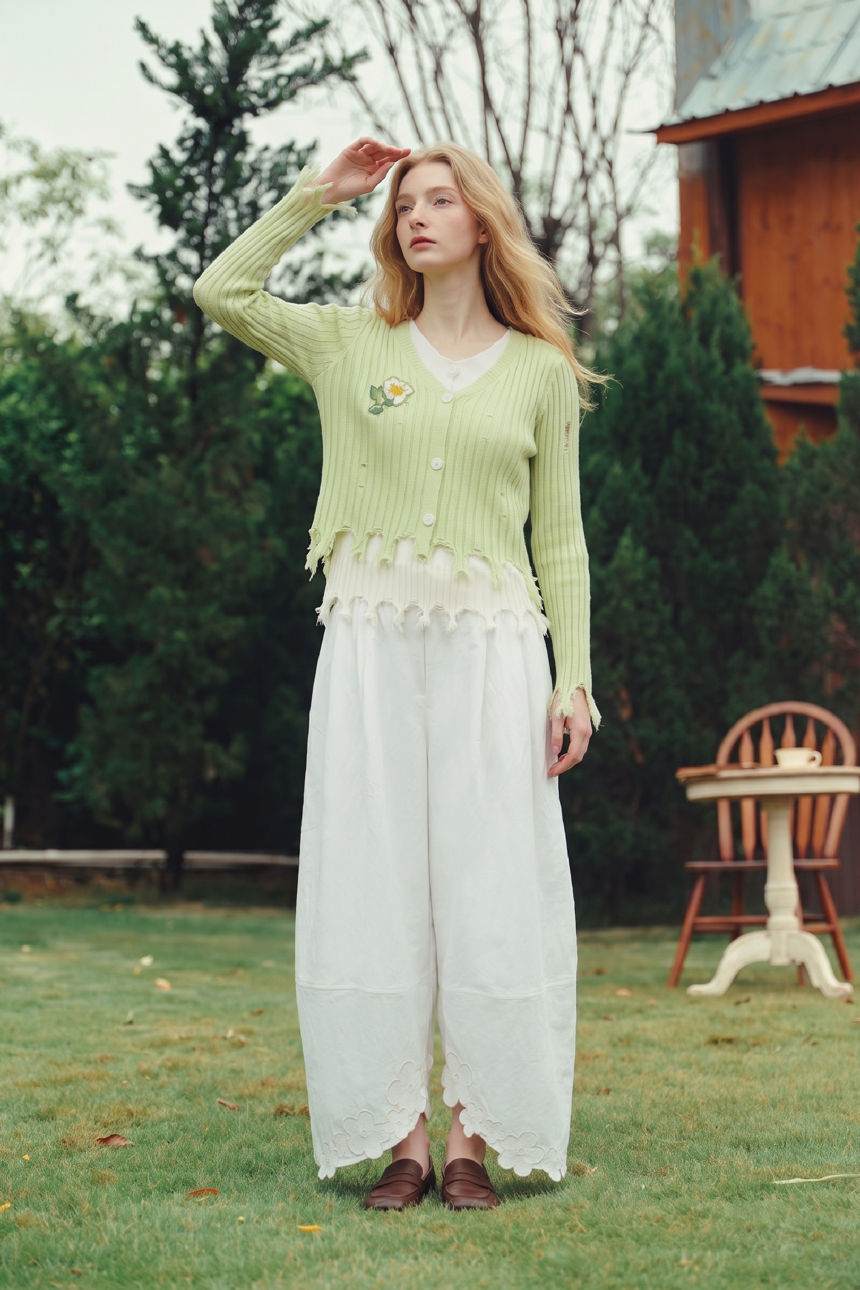 Tassel Knit Cardigan-LYONSENS