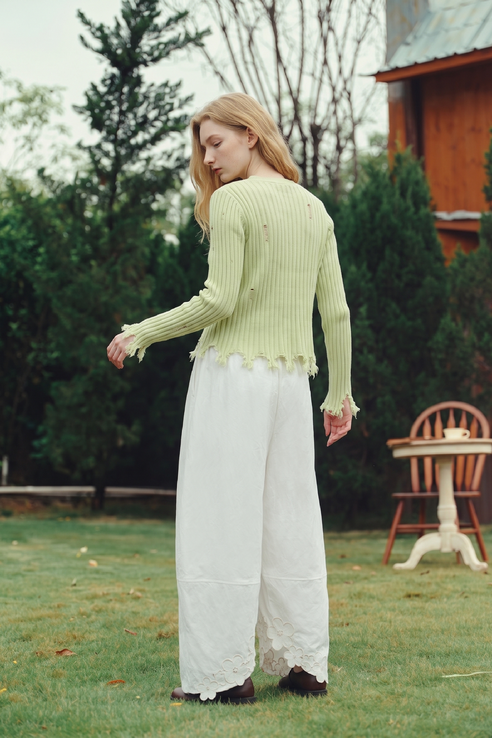 Tassel Knit Cardigan-LYONSENS