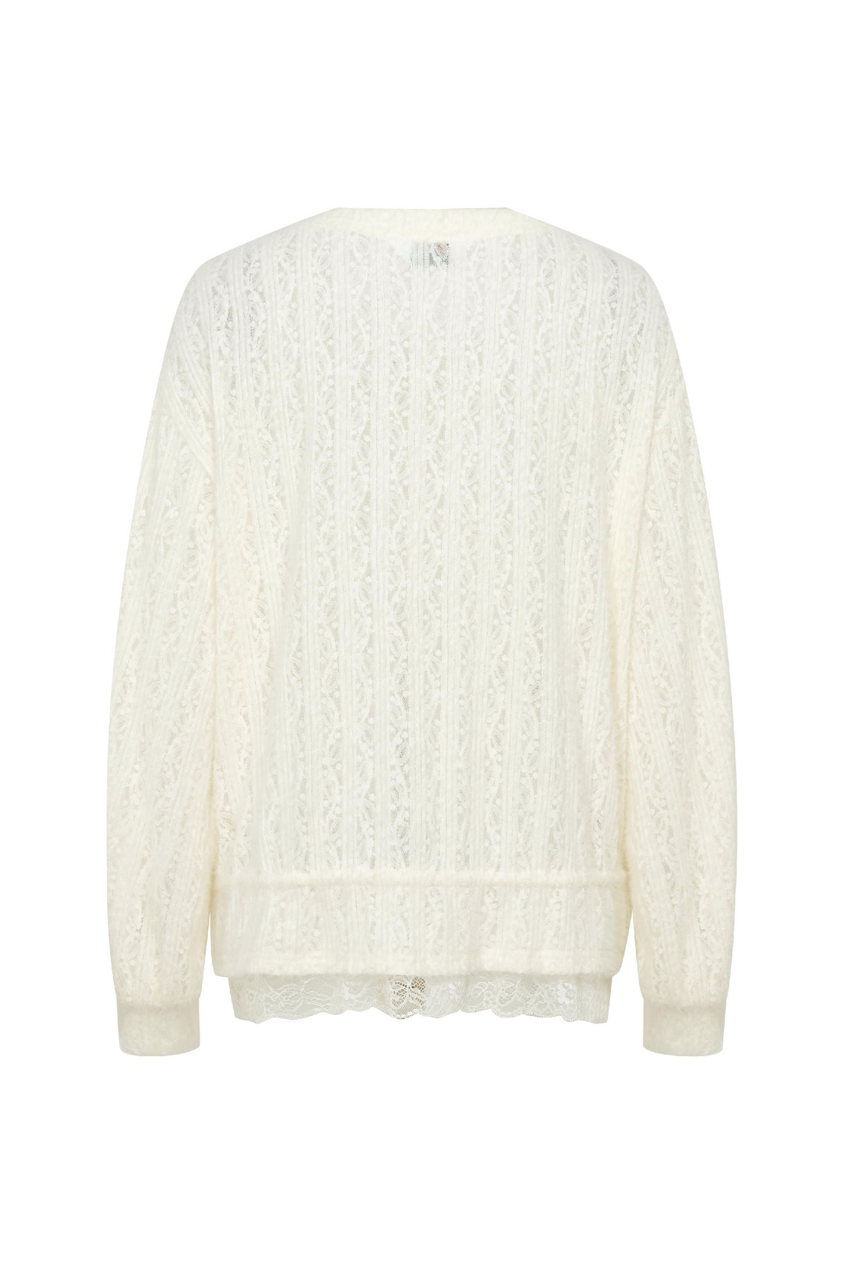 Hollow Out Knit Cardigan