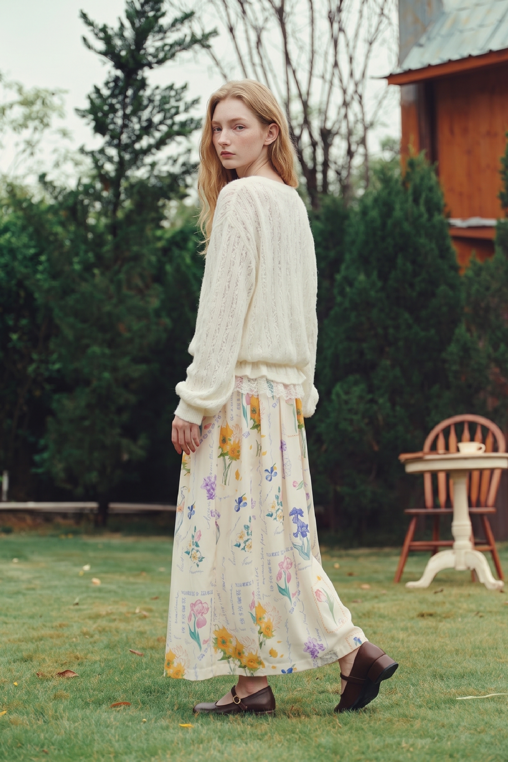 Hollow Out Knit Cardigan