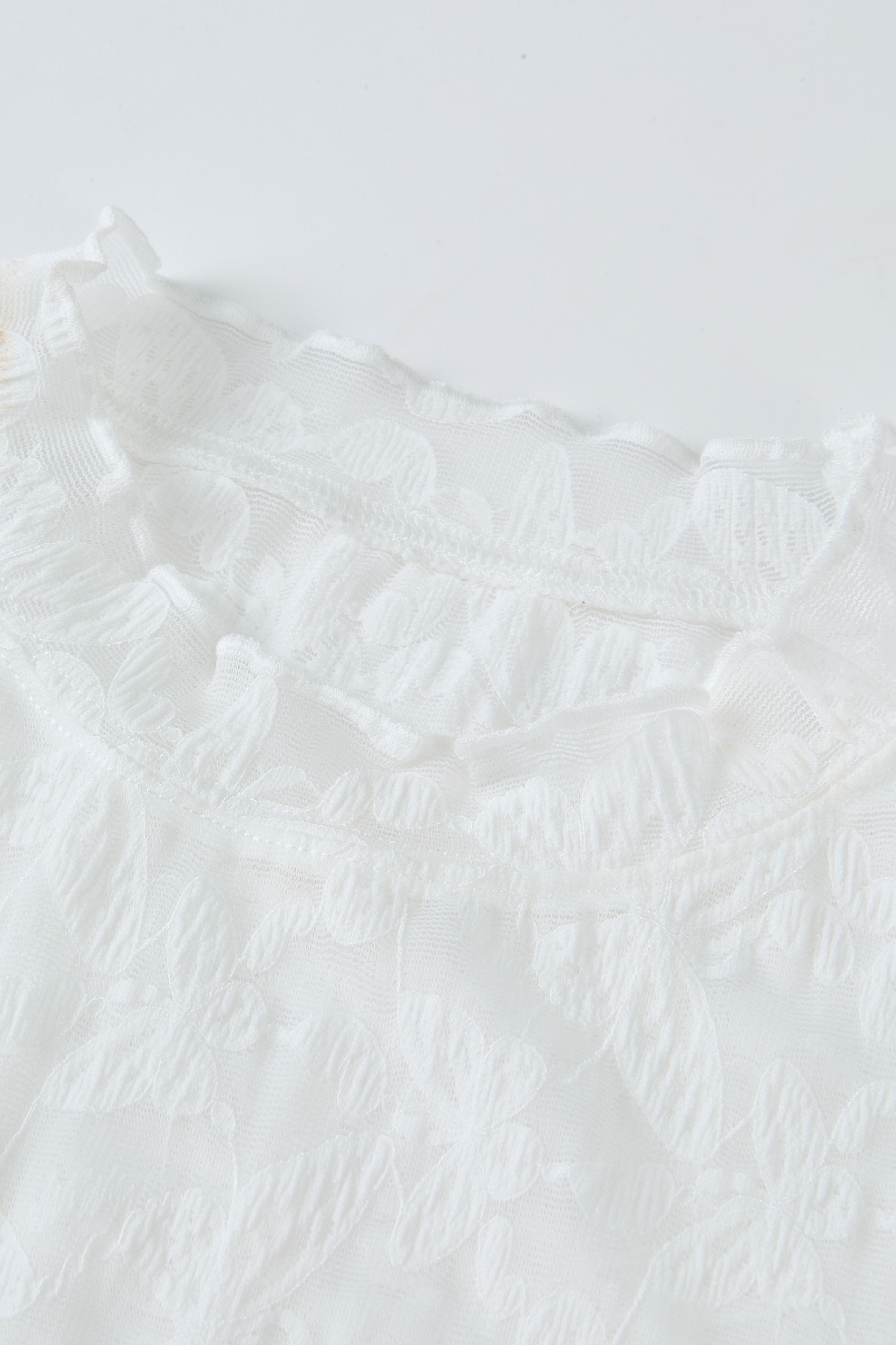 Hollow‑out Long‑sleeve Knit Top