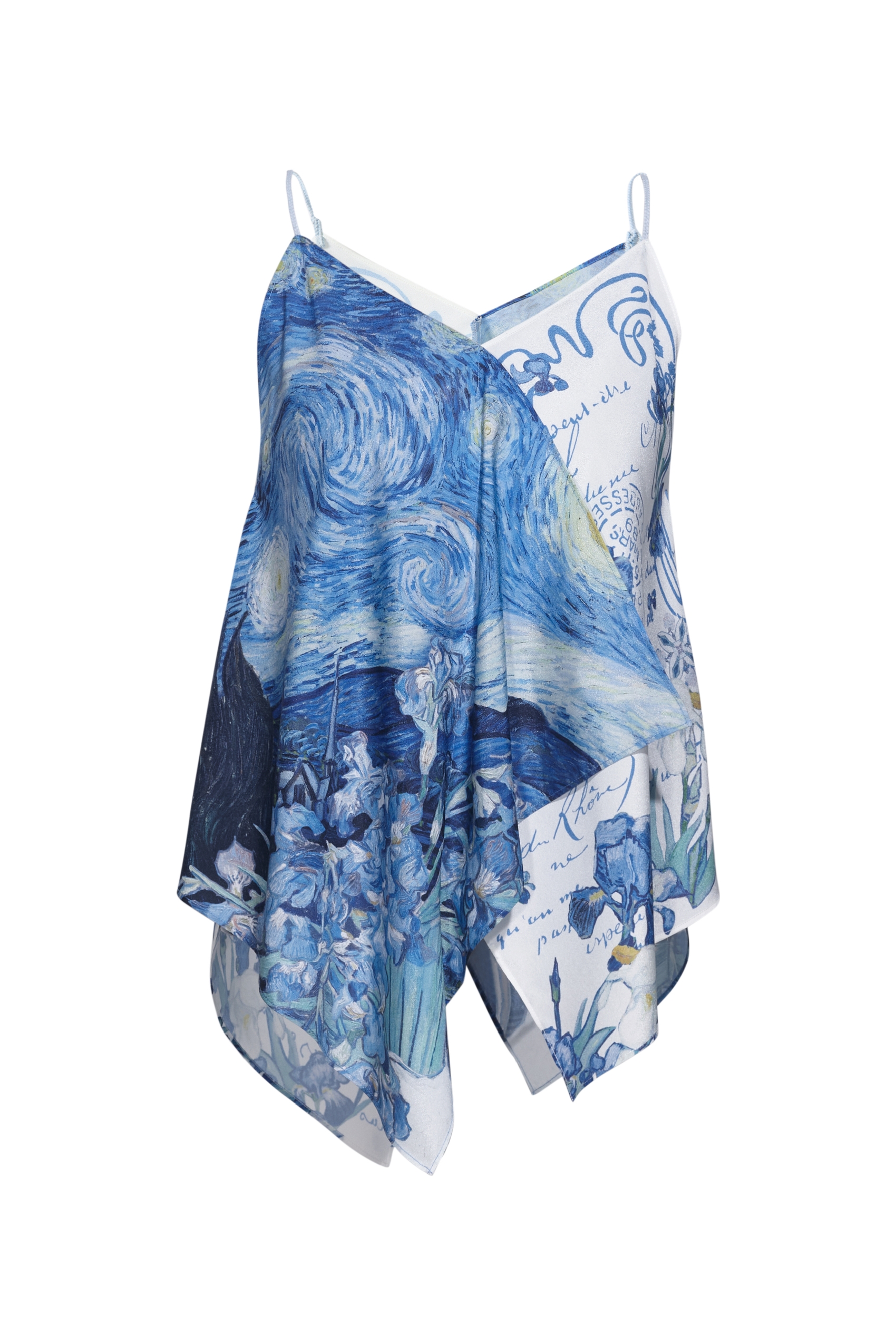 Printed Strap Camisole-LYONSENS