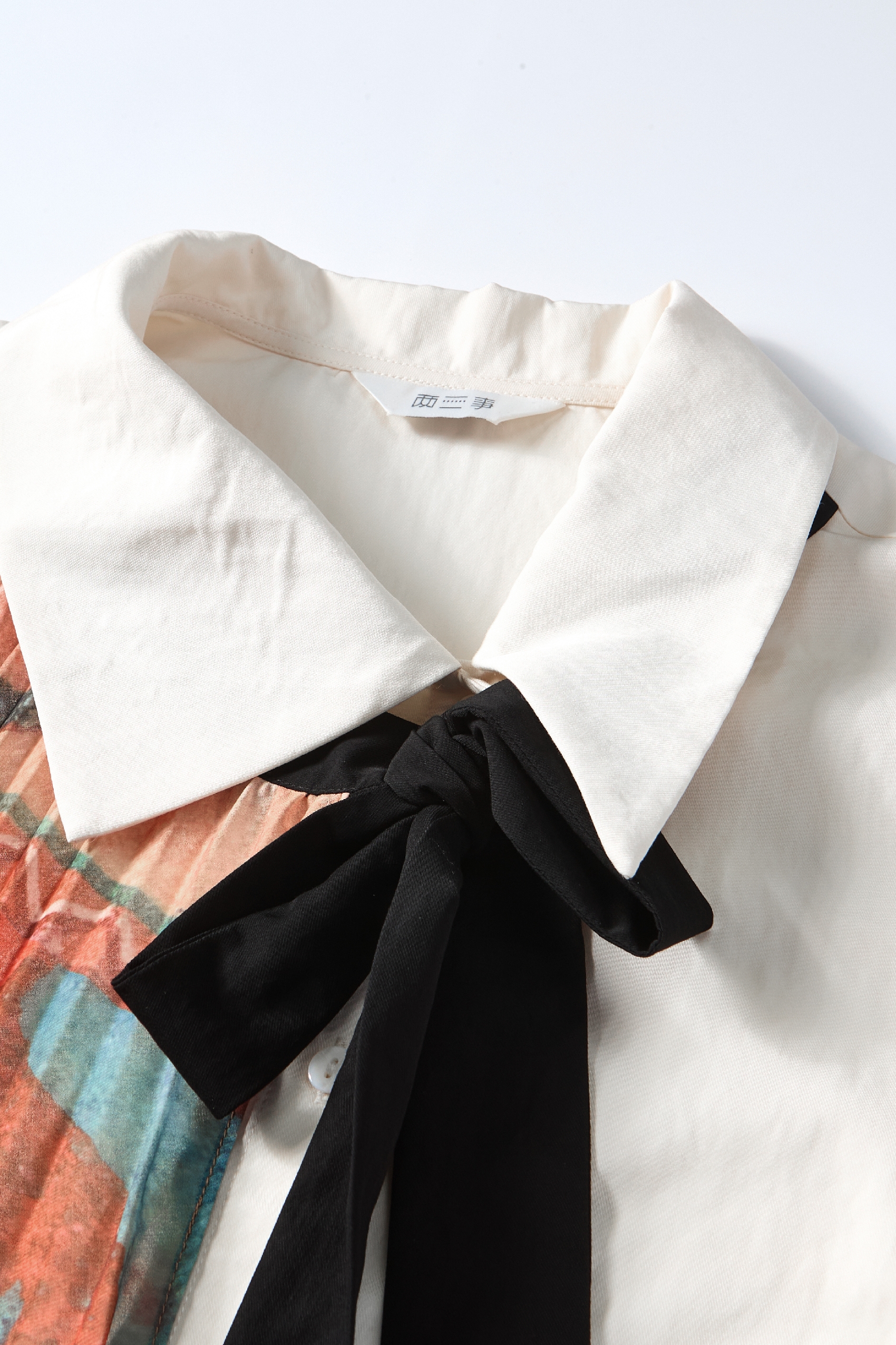 Asymmetrical Lapel Shirt