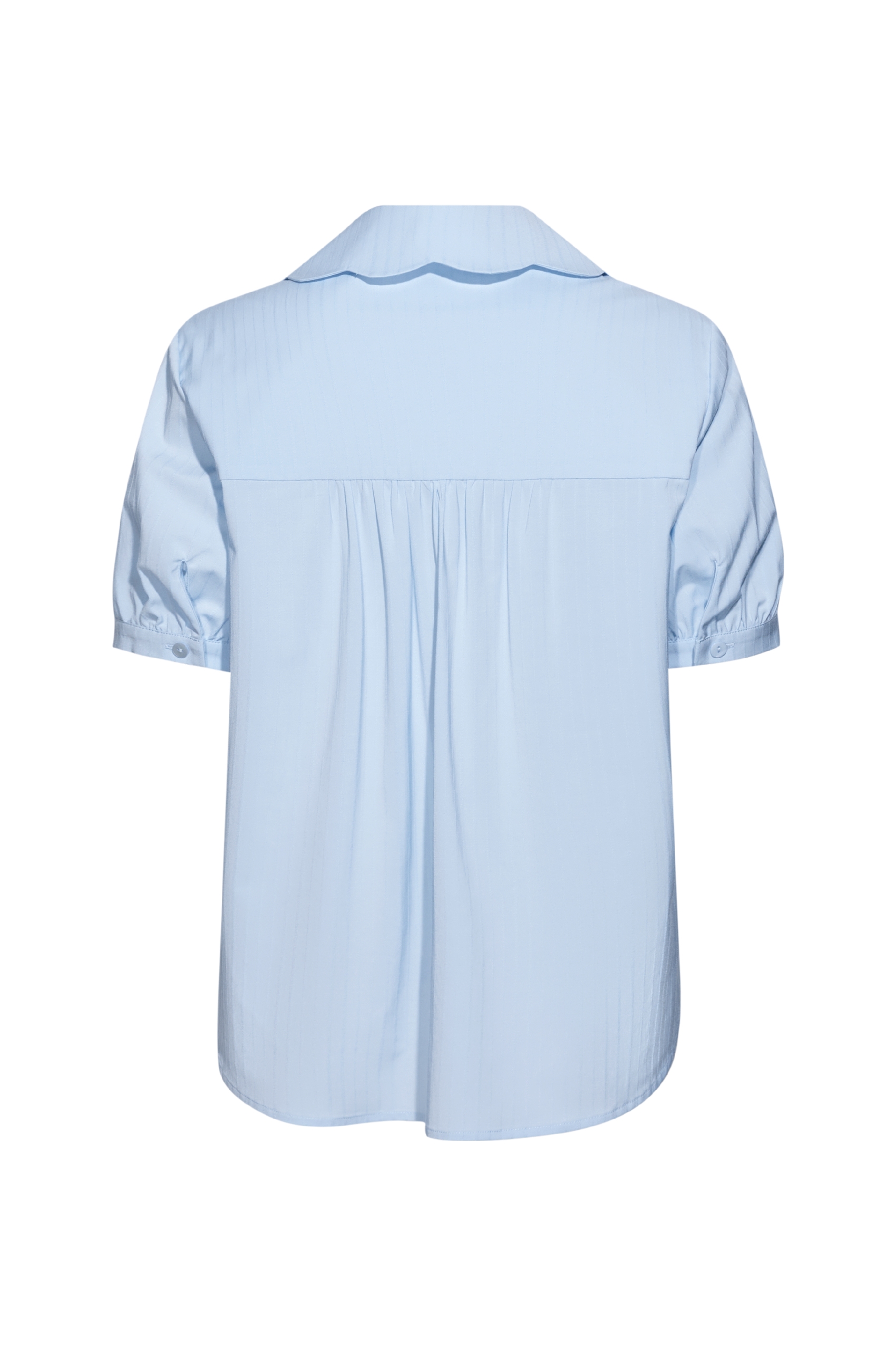 Blue Embroidered Shirt