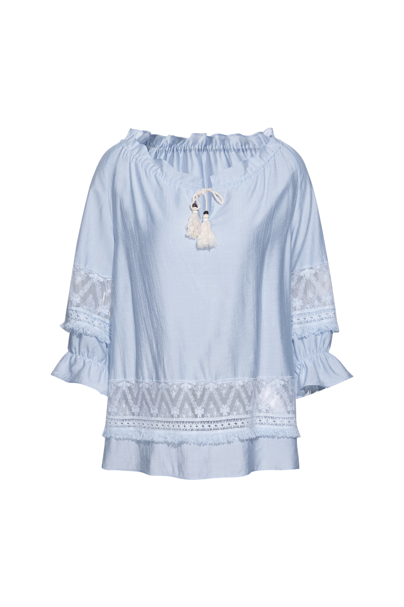 Hollow Patchwork Shirt