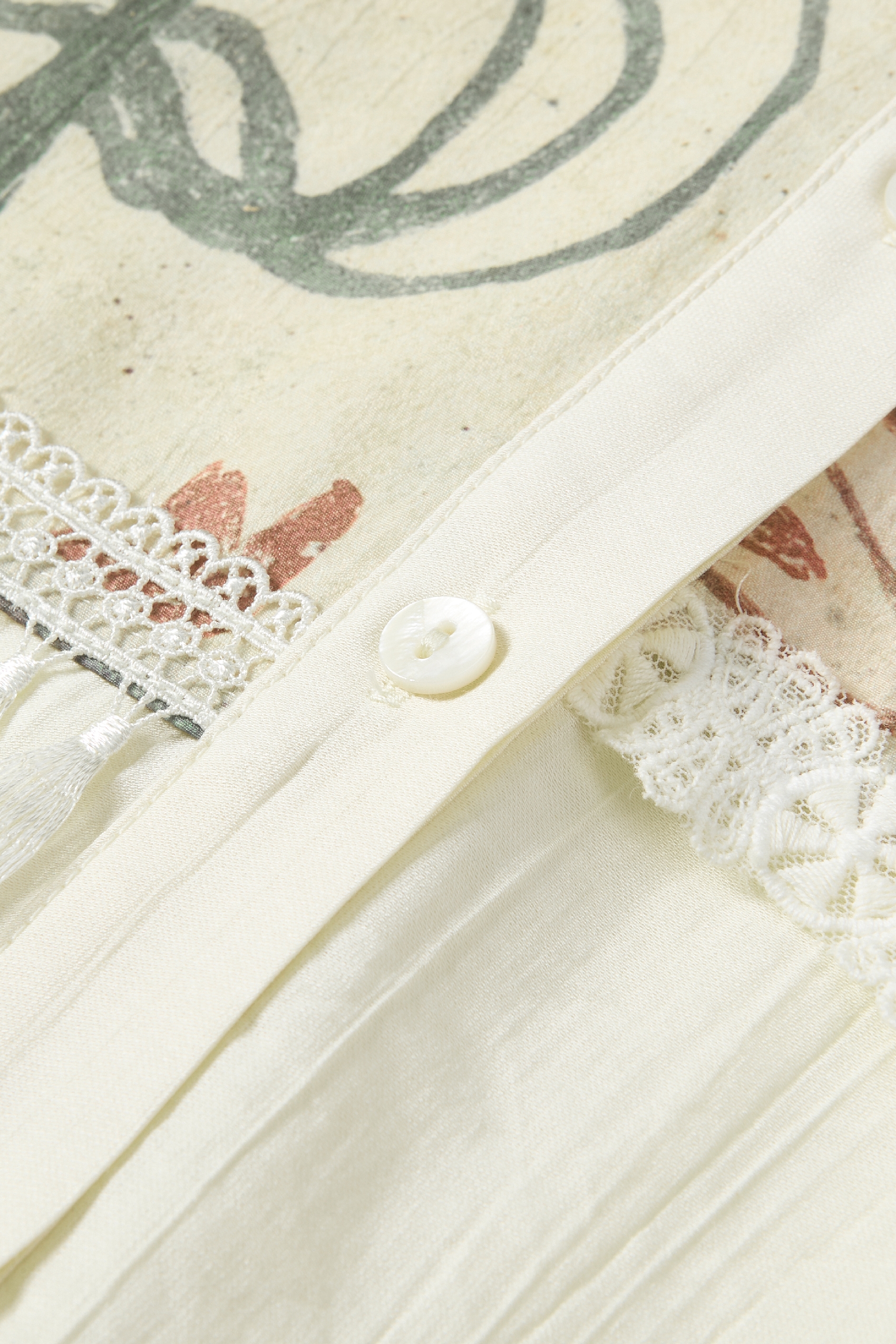 Layered Embroidered Shirt