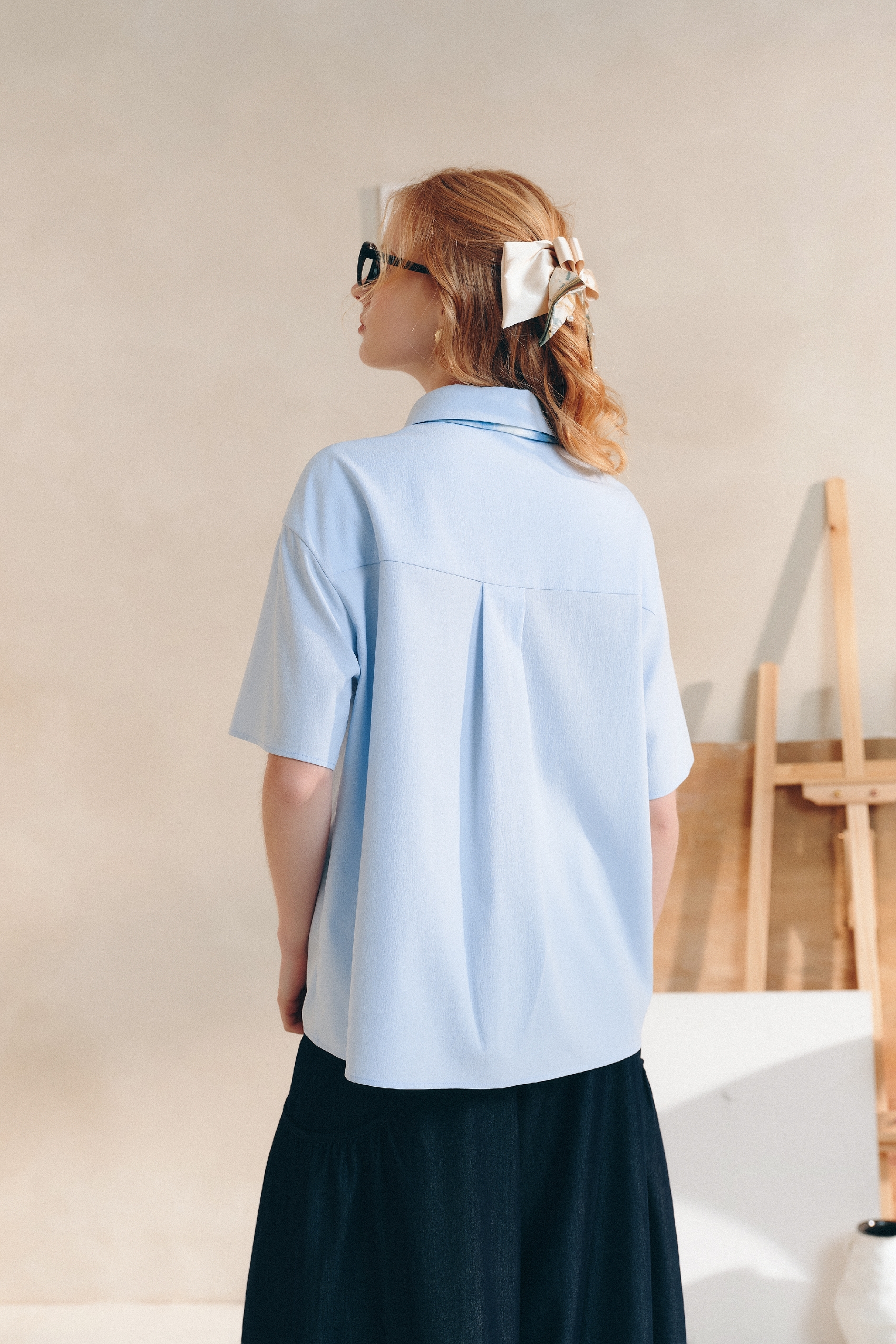 Printed Embroidered Shirt