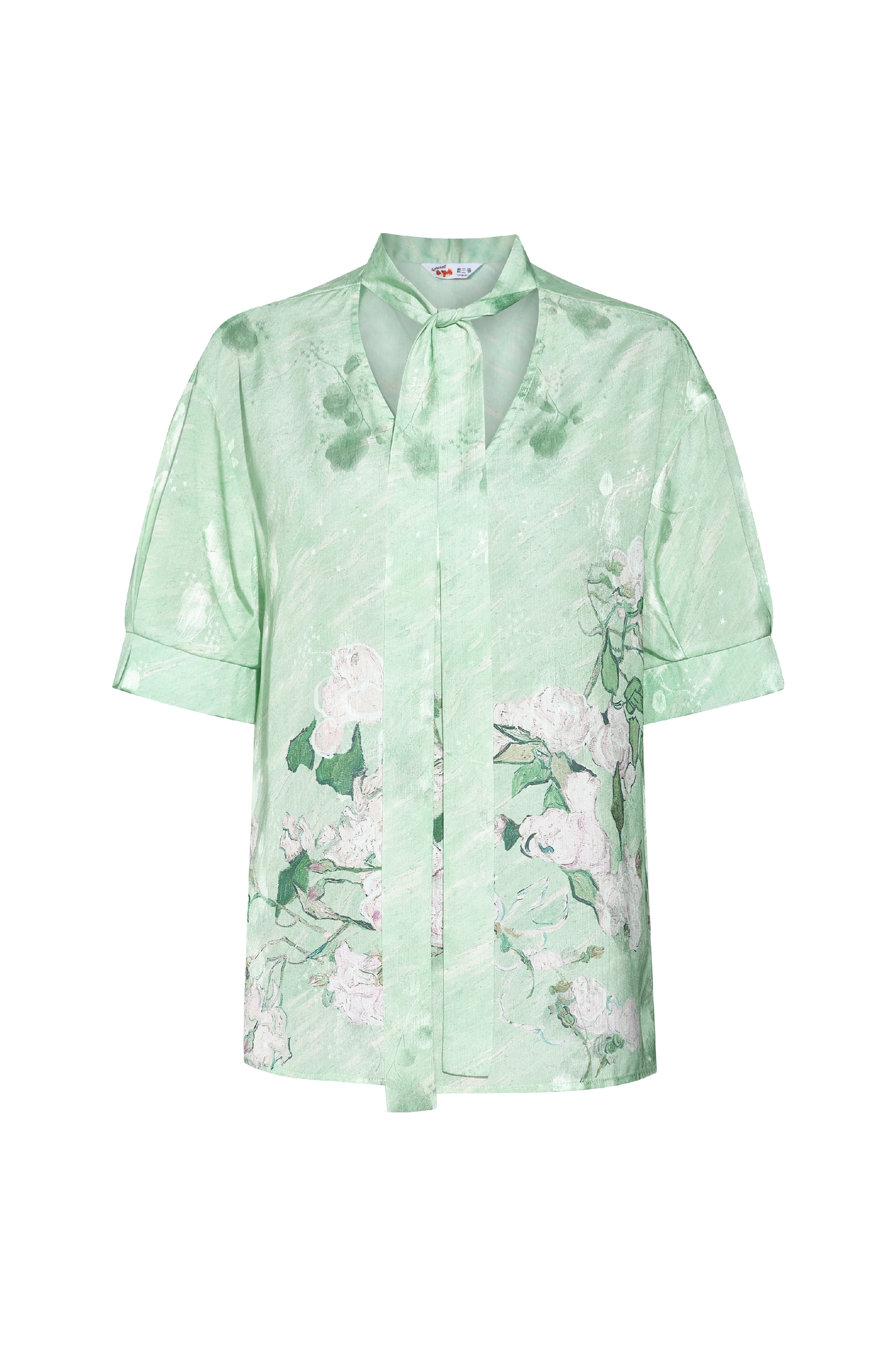 Green Printed Shirt