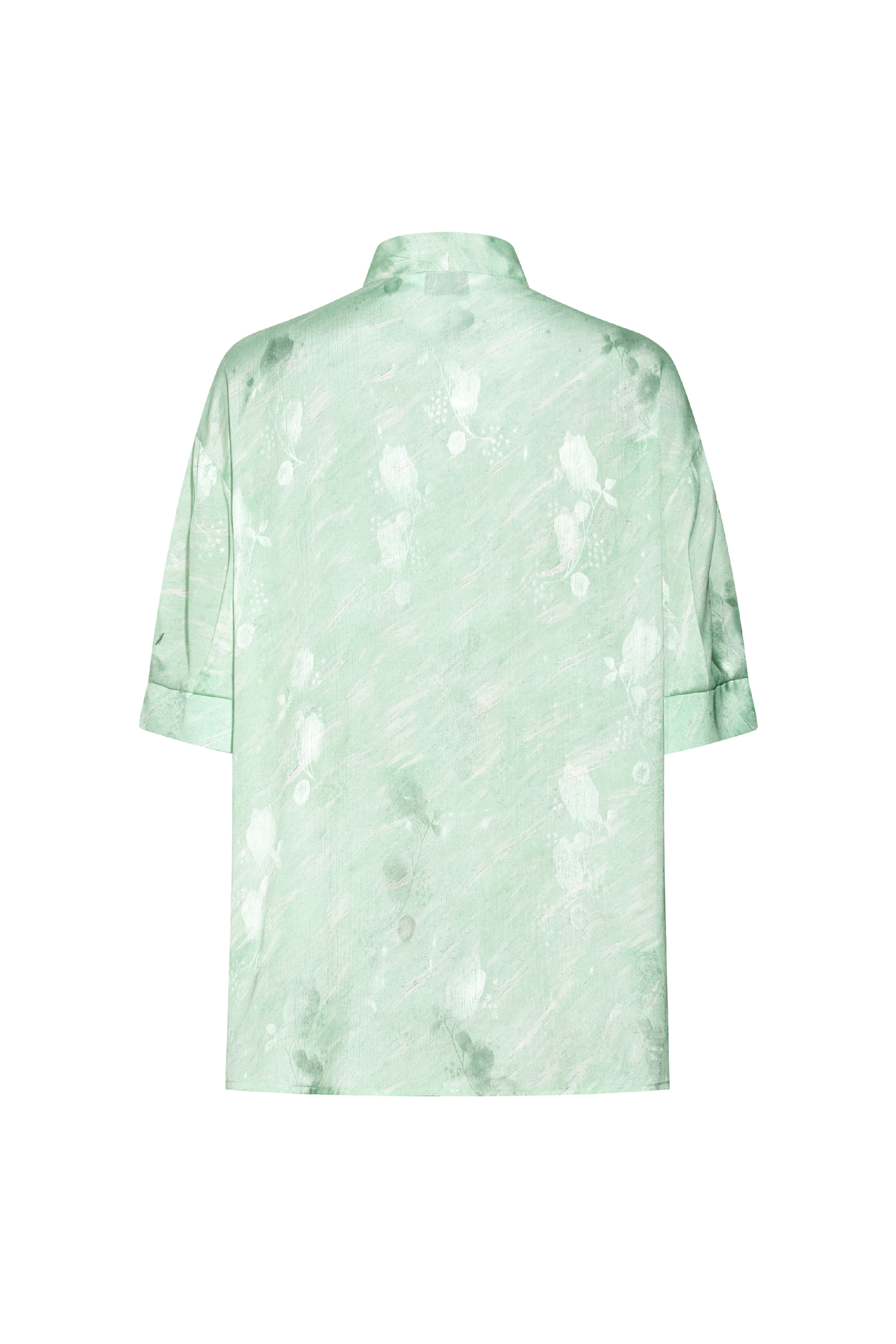 Green Printed Shirt