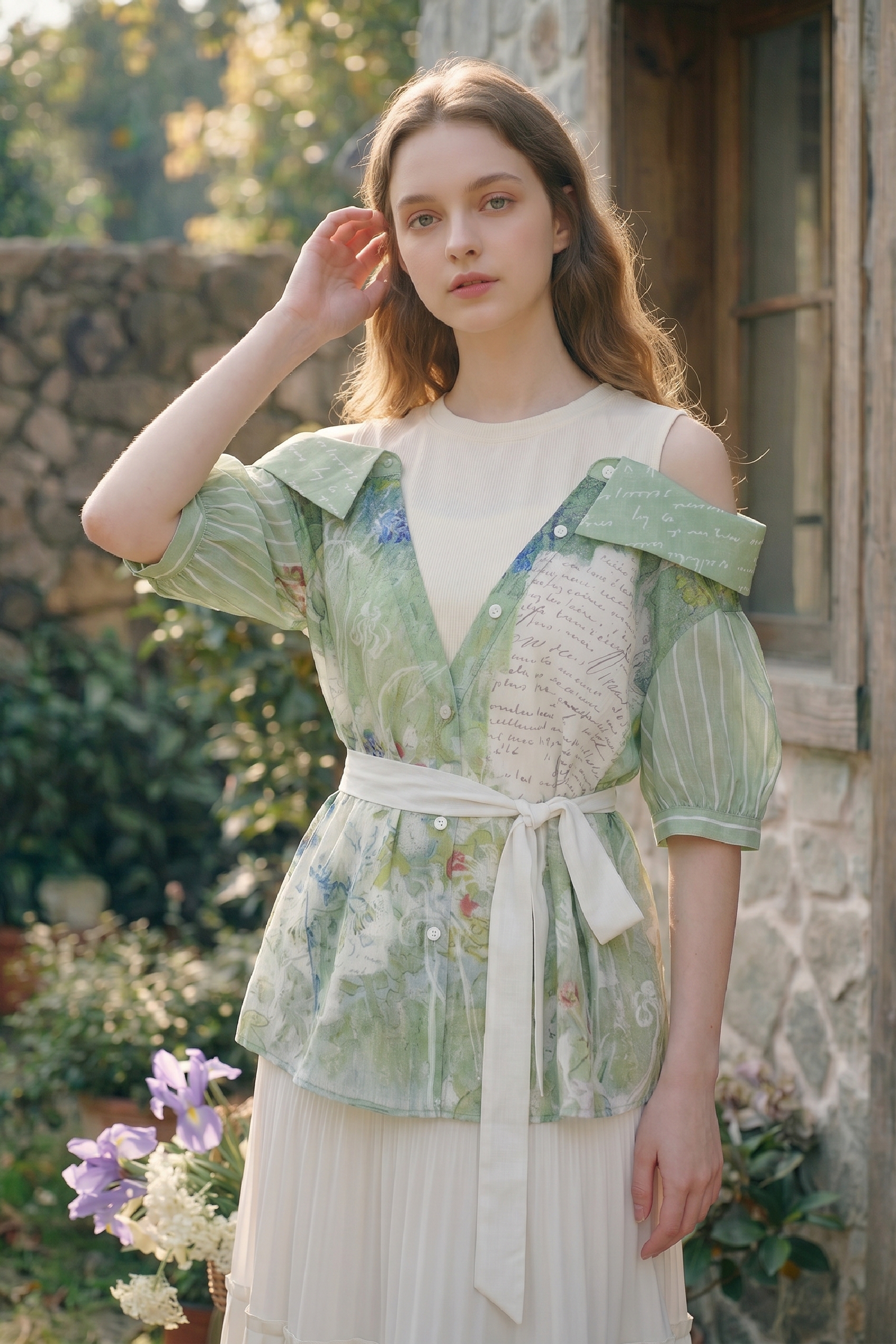 Layered Printed Shirt