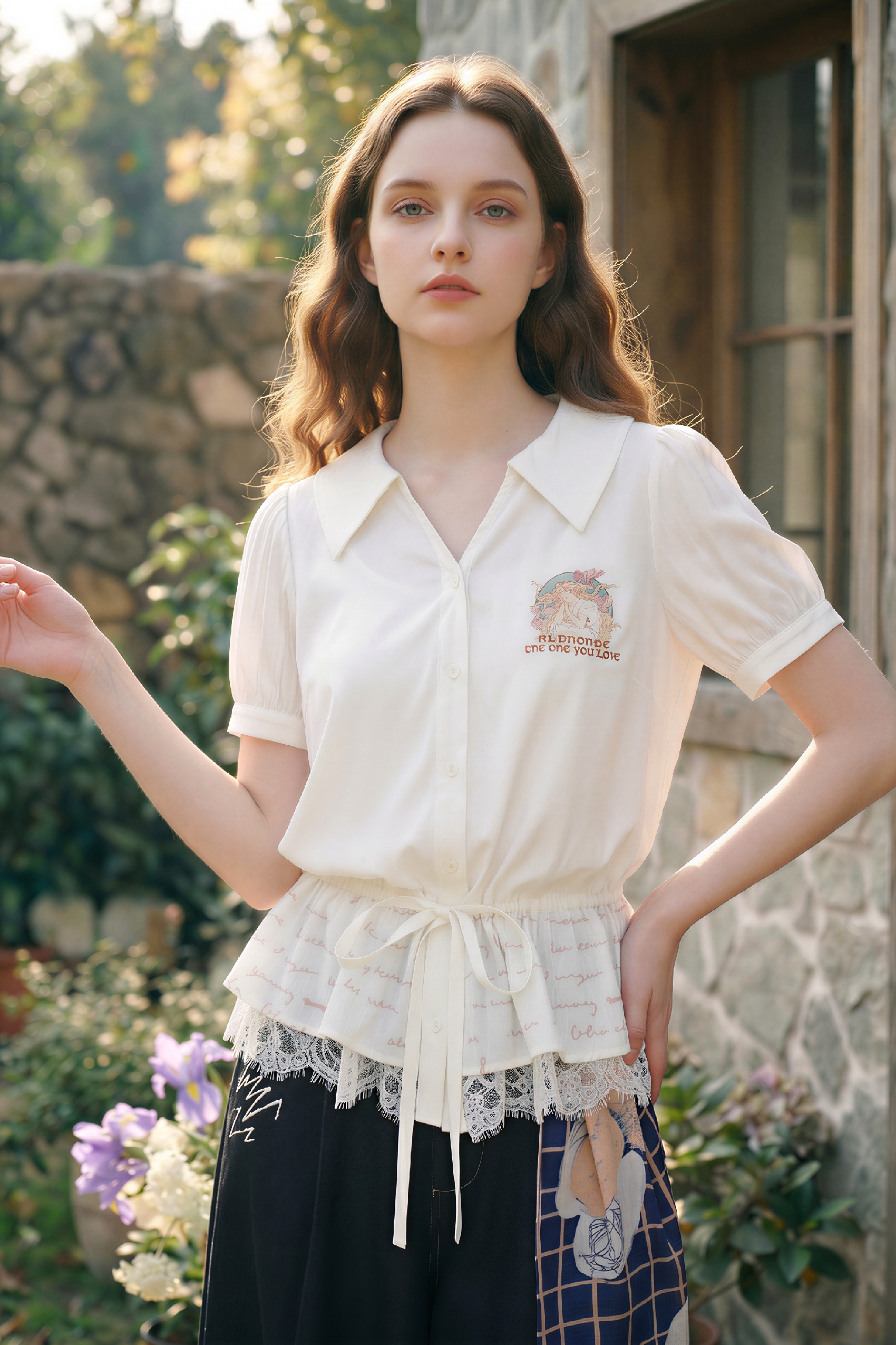 Lapel Printed Shirt