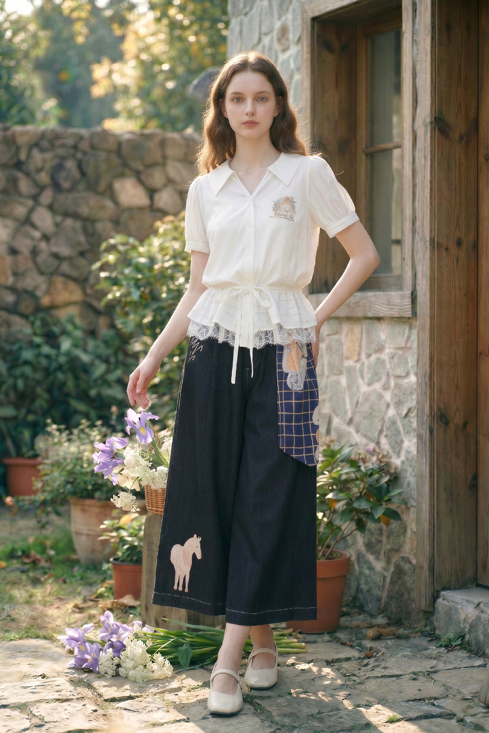 Lapel Printed Shirt