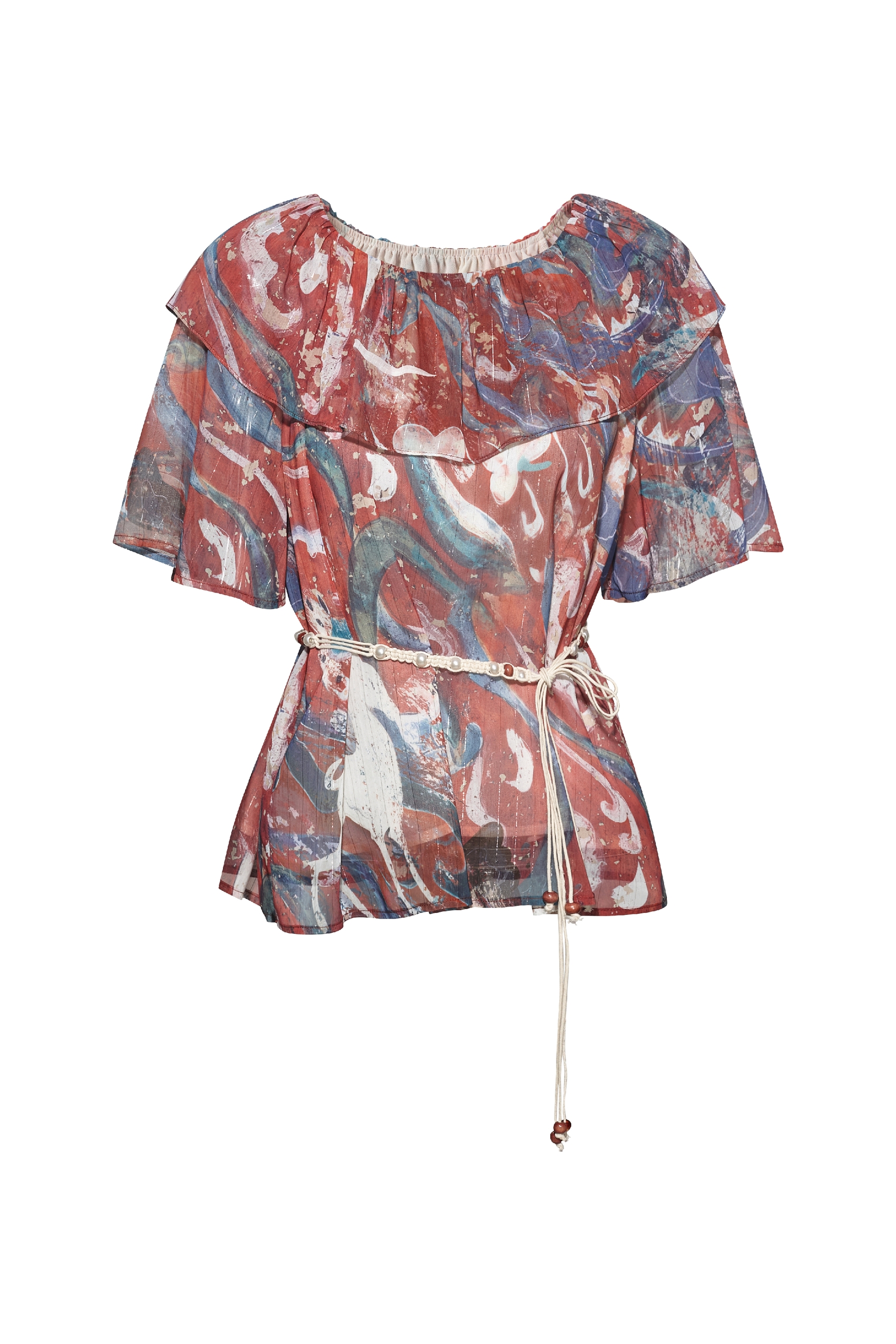 Printed Chiffon Shirt