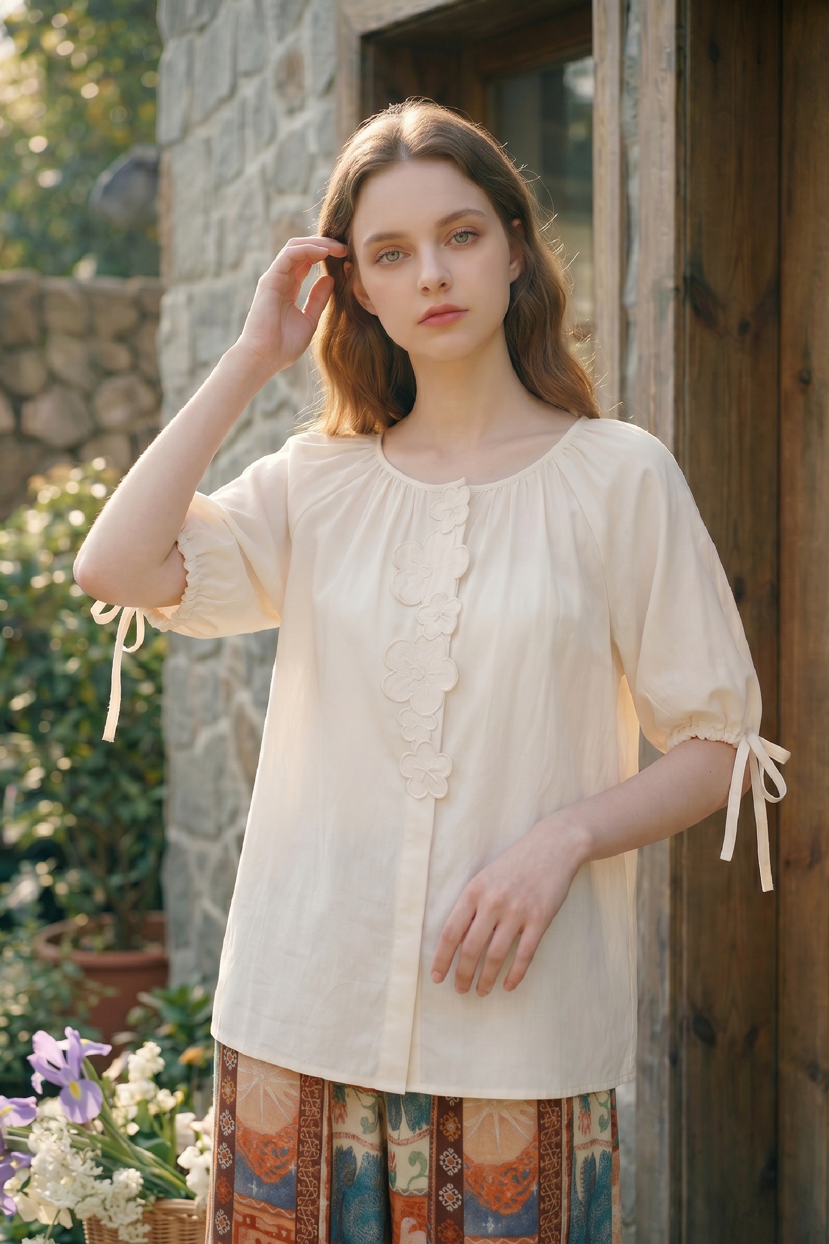 Embroidered Statement Shirt