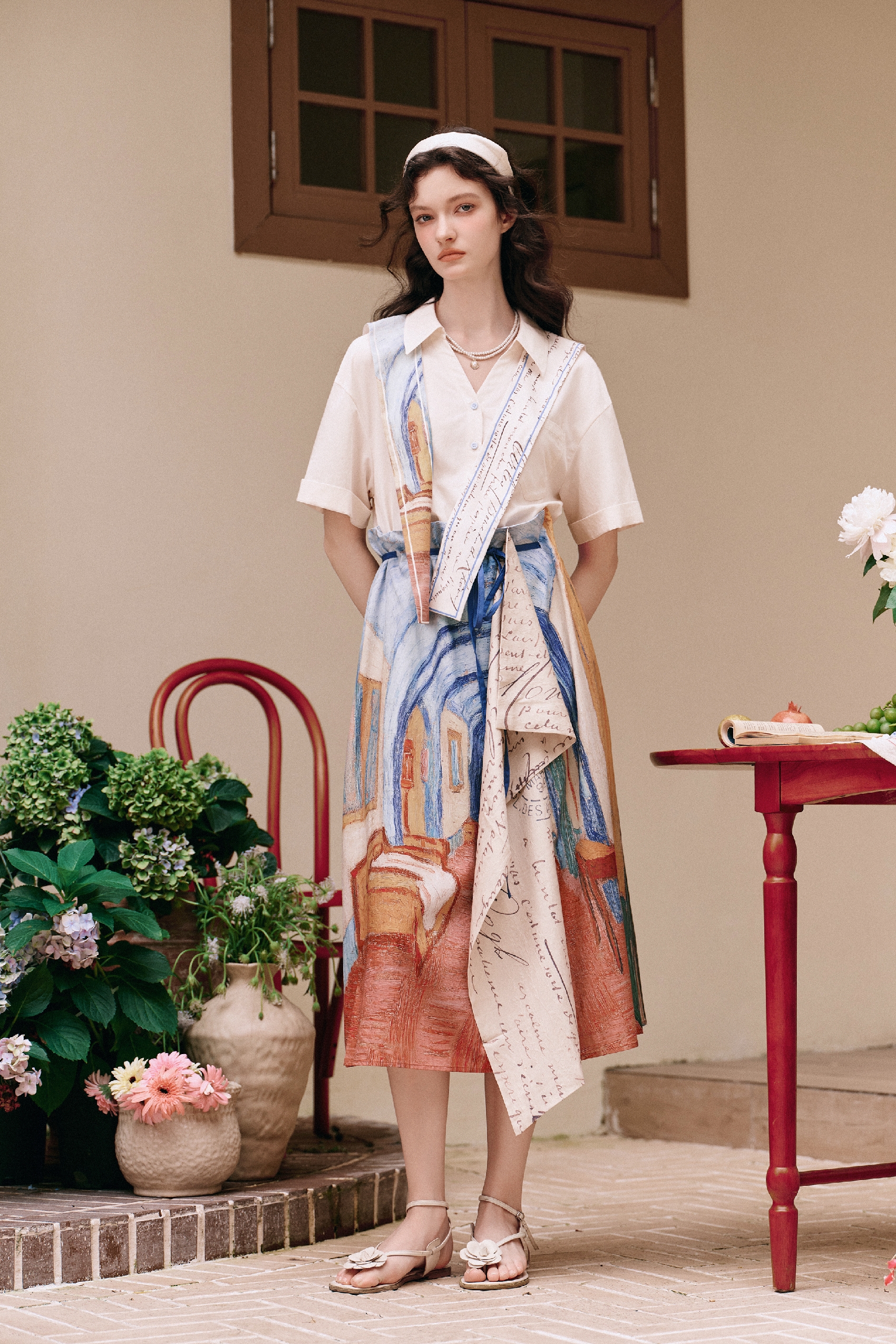 Printed Short-sleeve Shirt