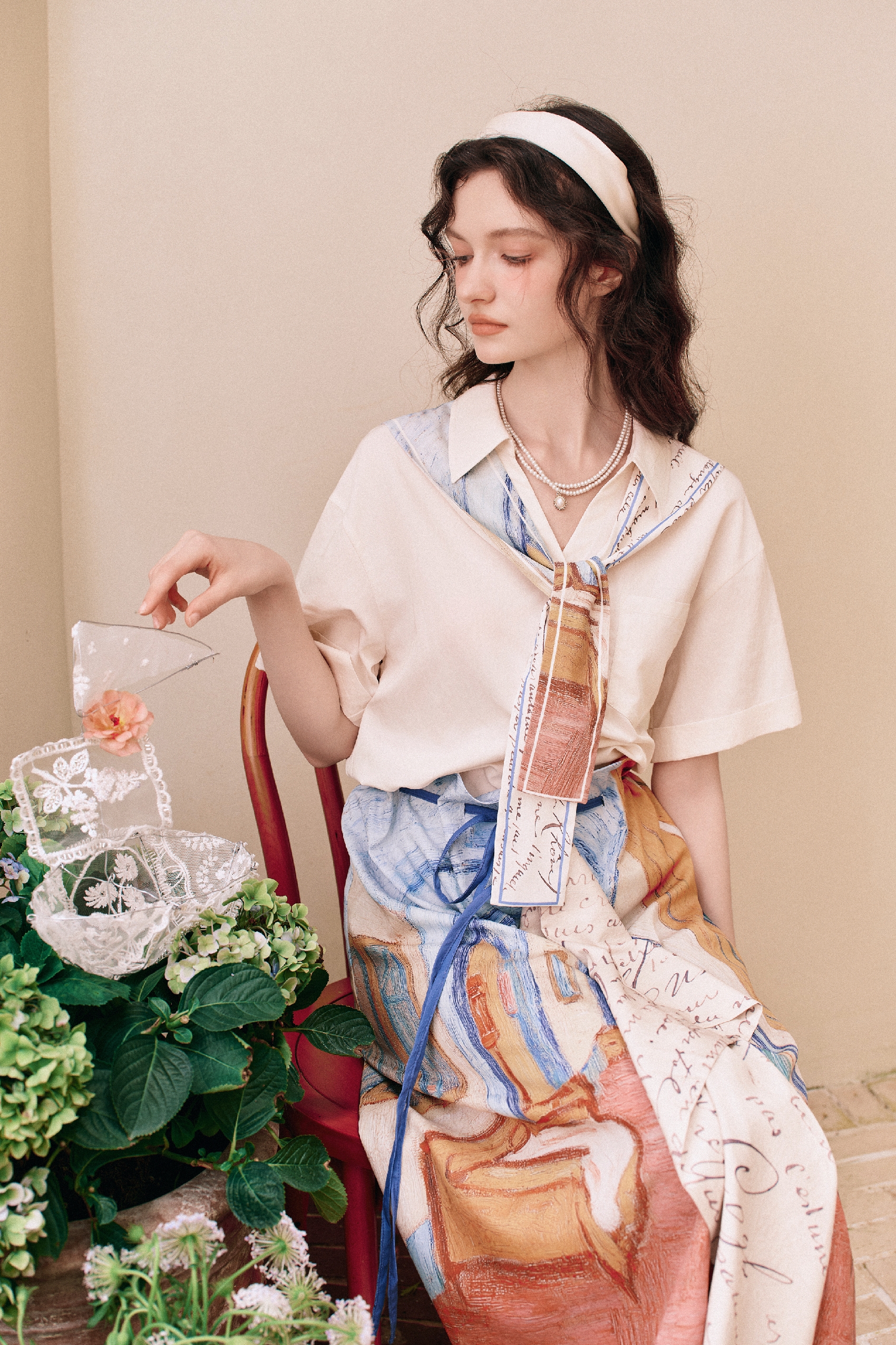 Printed Short-sleeve Shirt