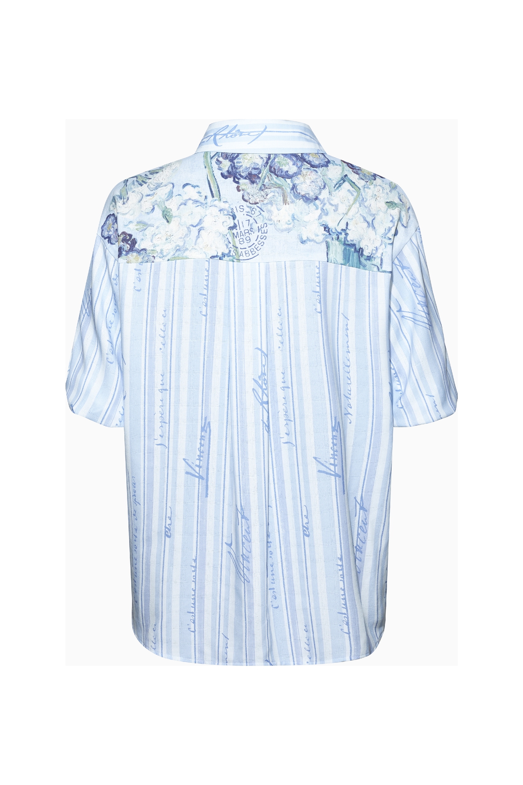 Waist-tucked Chiffon Shirt