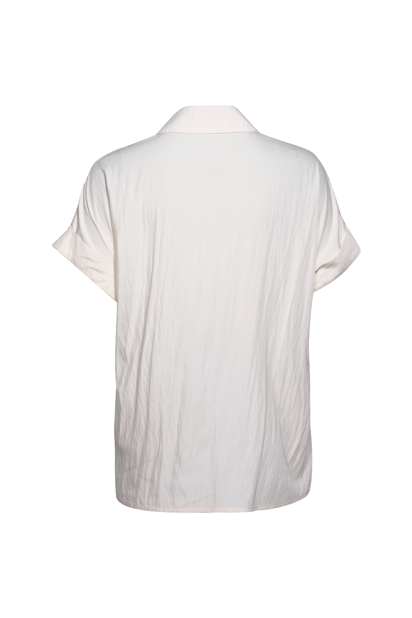Ribbon-tie Short-sleeve Shirt