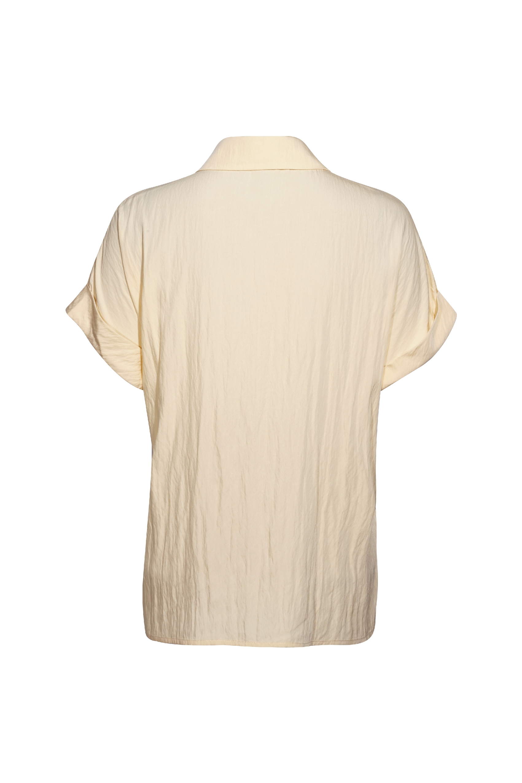 Ribbon-tie Short-sleeve Shirt
