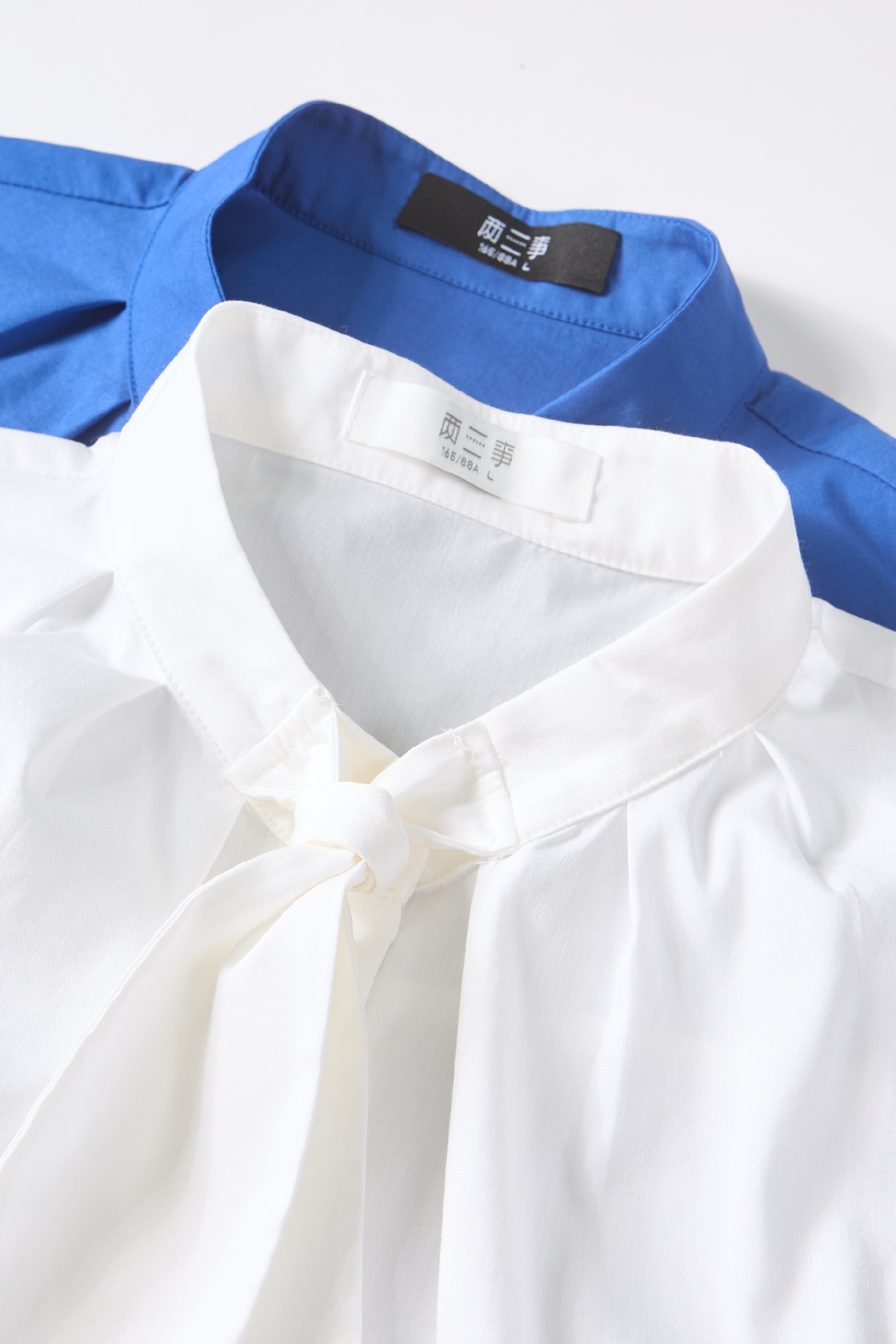 Collared Sleeveless Chiffon Shirt