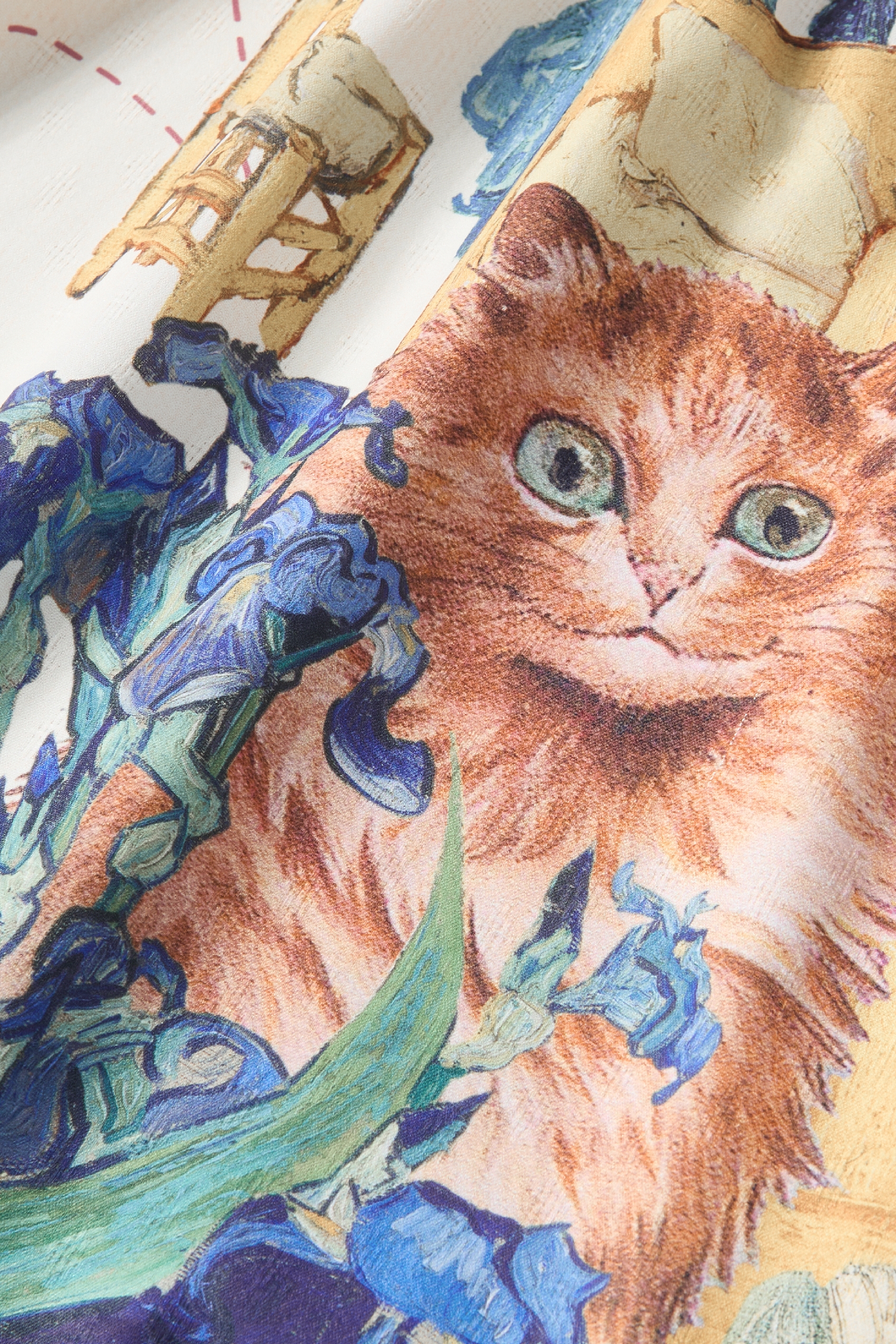 Oil Painting A-Line Skirt