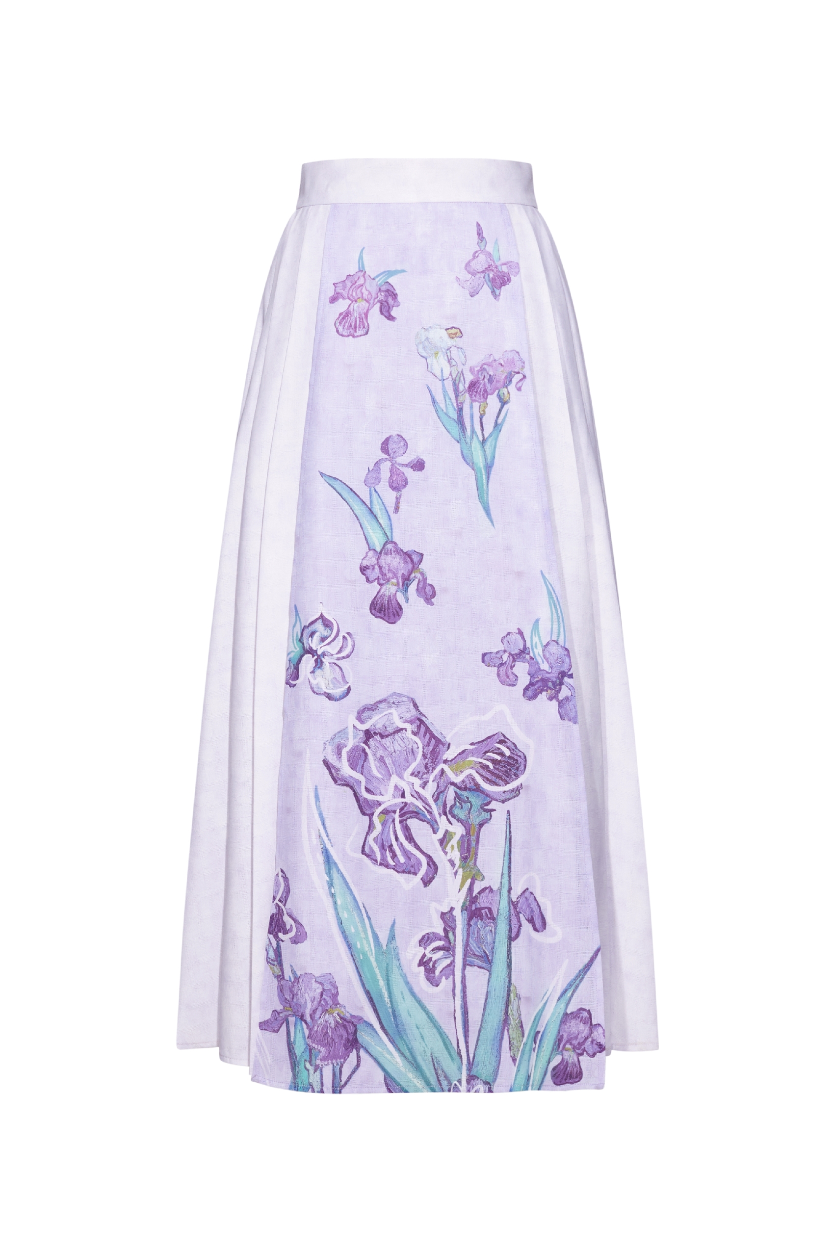 High-Waisted Printed Skirt