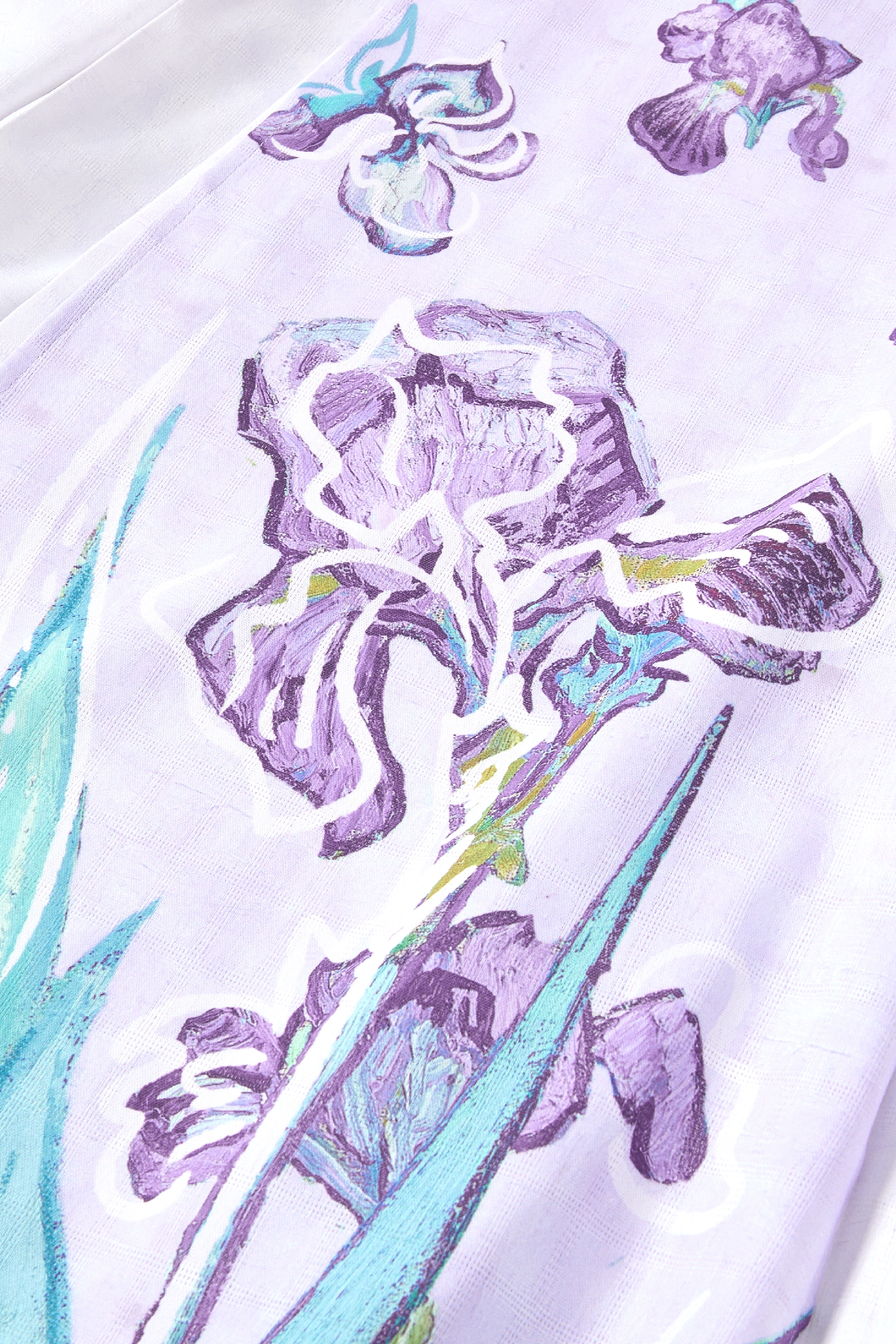 High-Waisted Printed Skirt