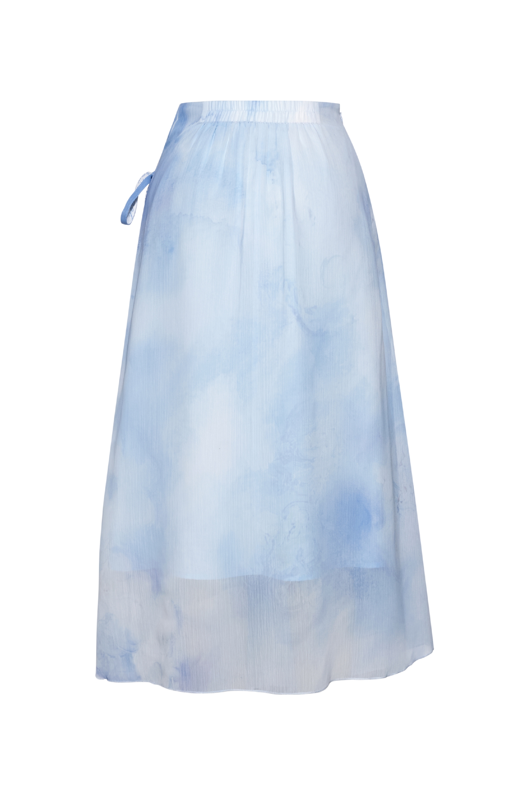 High-Waisted Tie-Dye Skirt