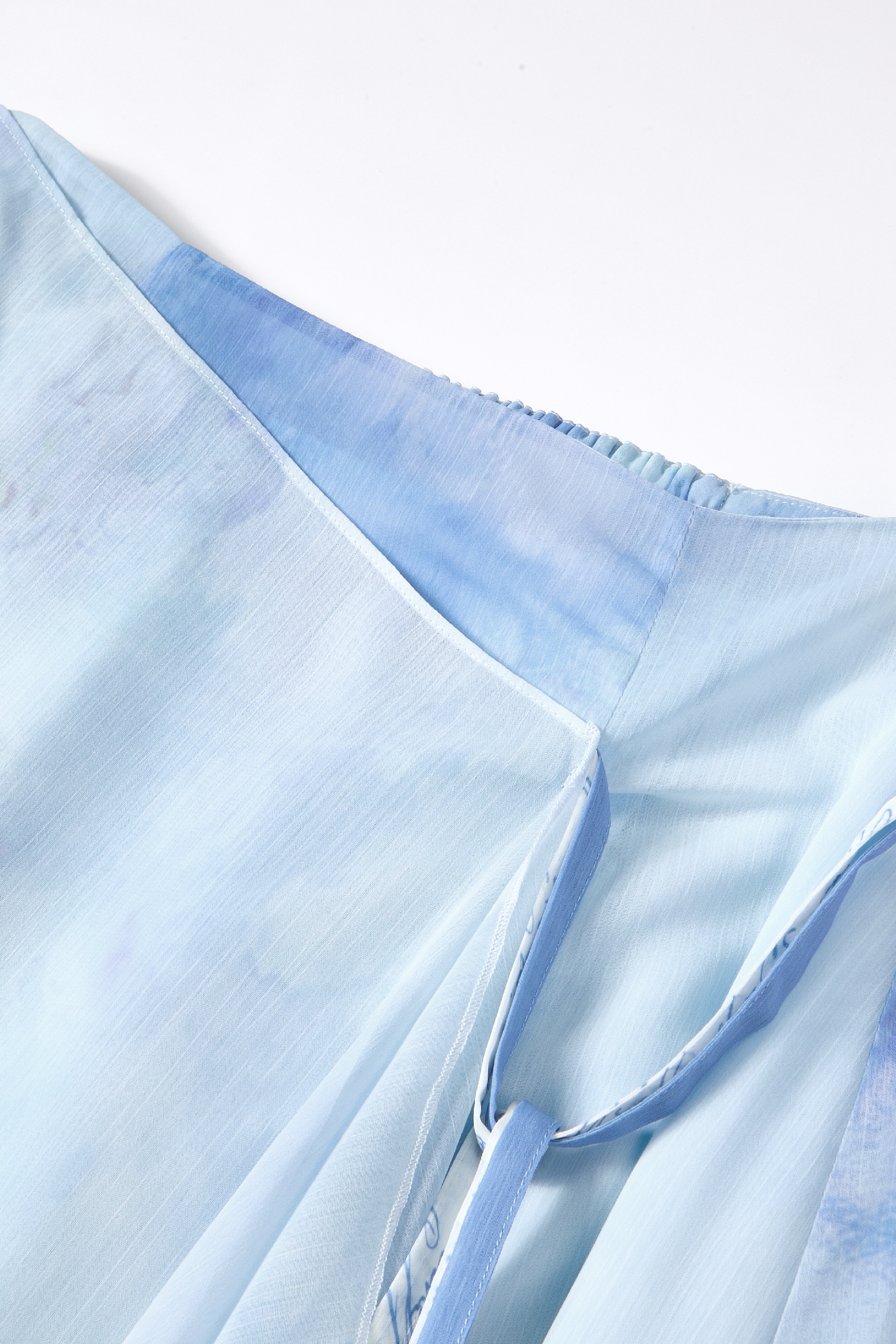 High-Waisted Tie-Dye Skirt