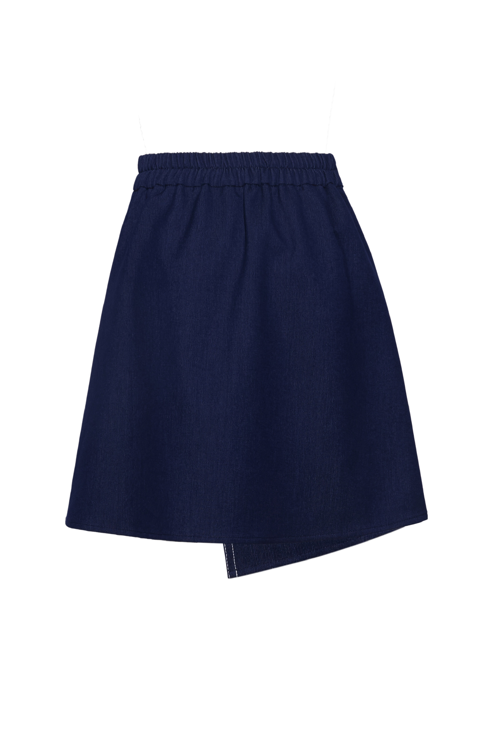 Denim Embroidered Skirt