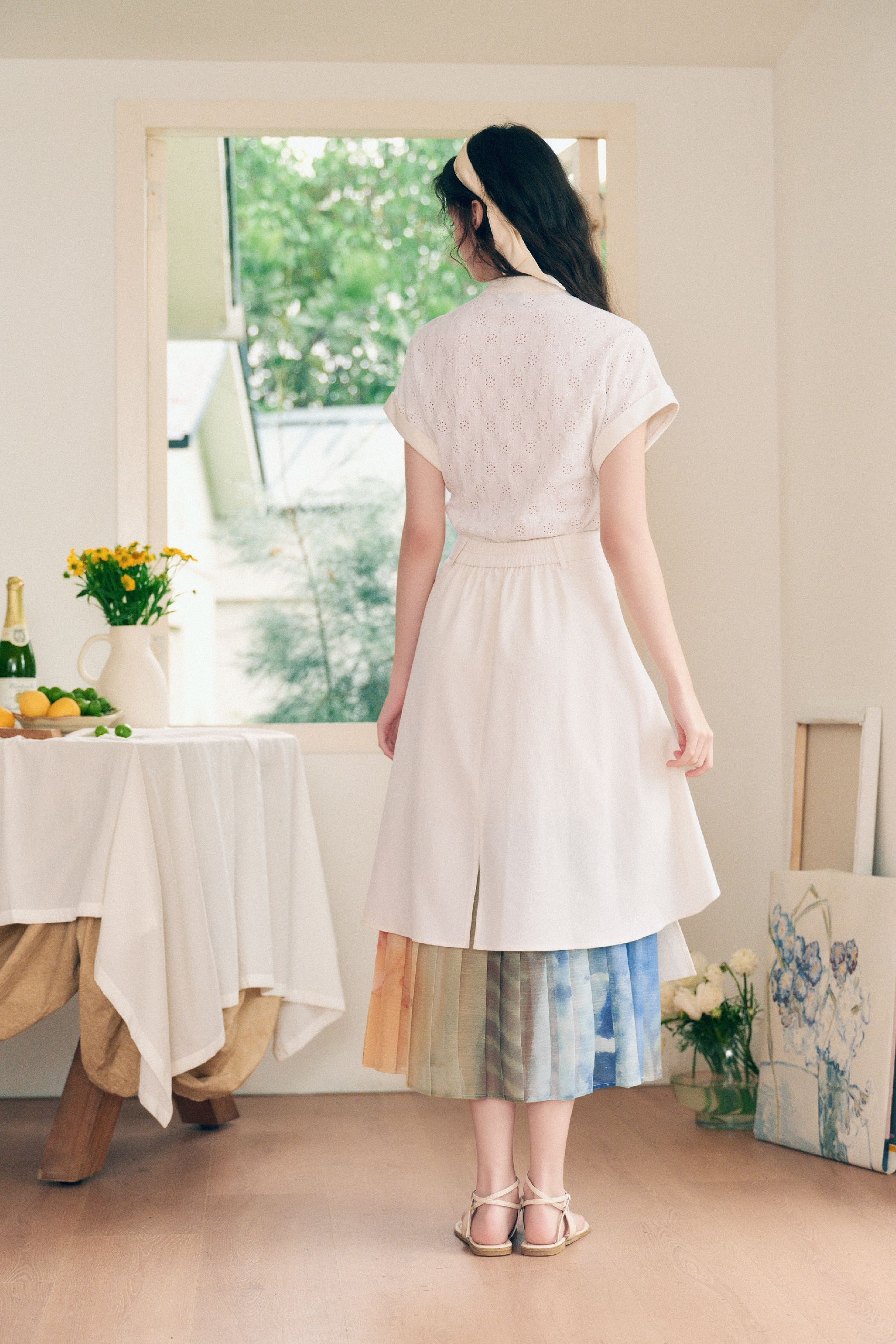 Vintage Printed Skirt
