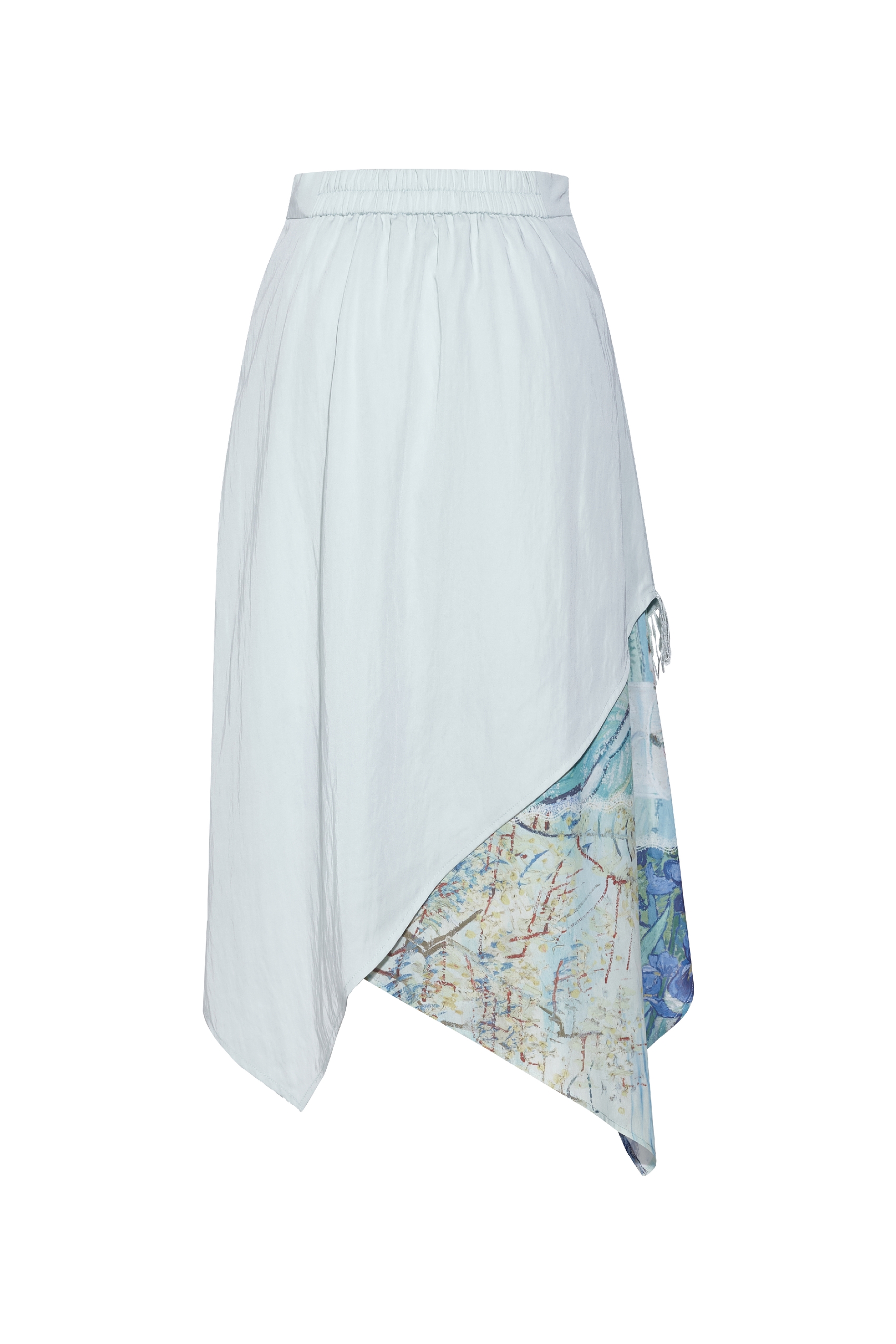 Asymmetrical Fringe Skirt