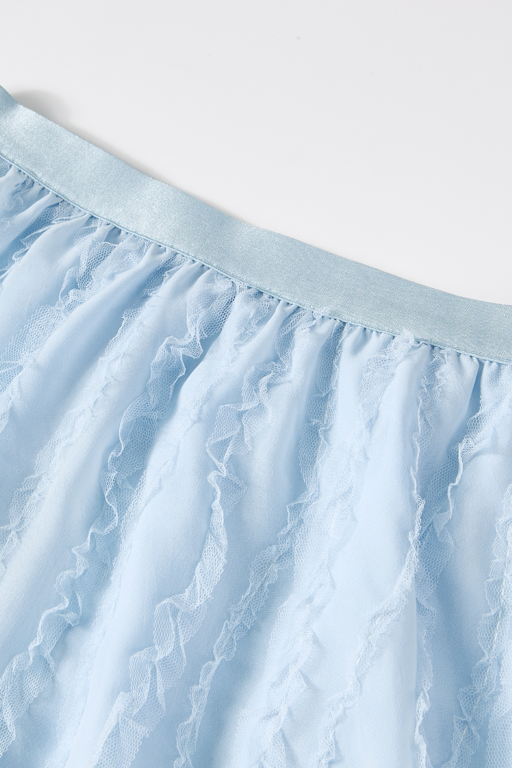 Minimal Blue Skirt-LYONSENS