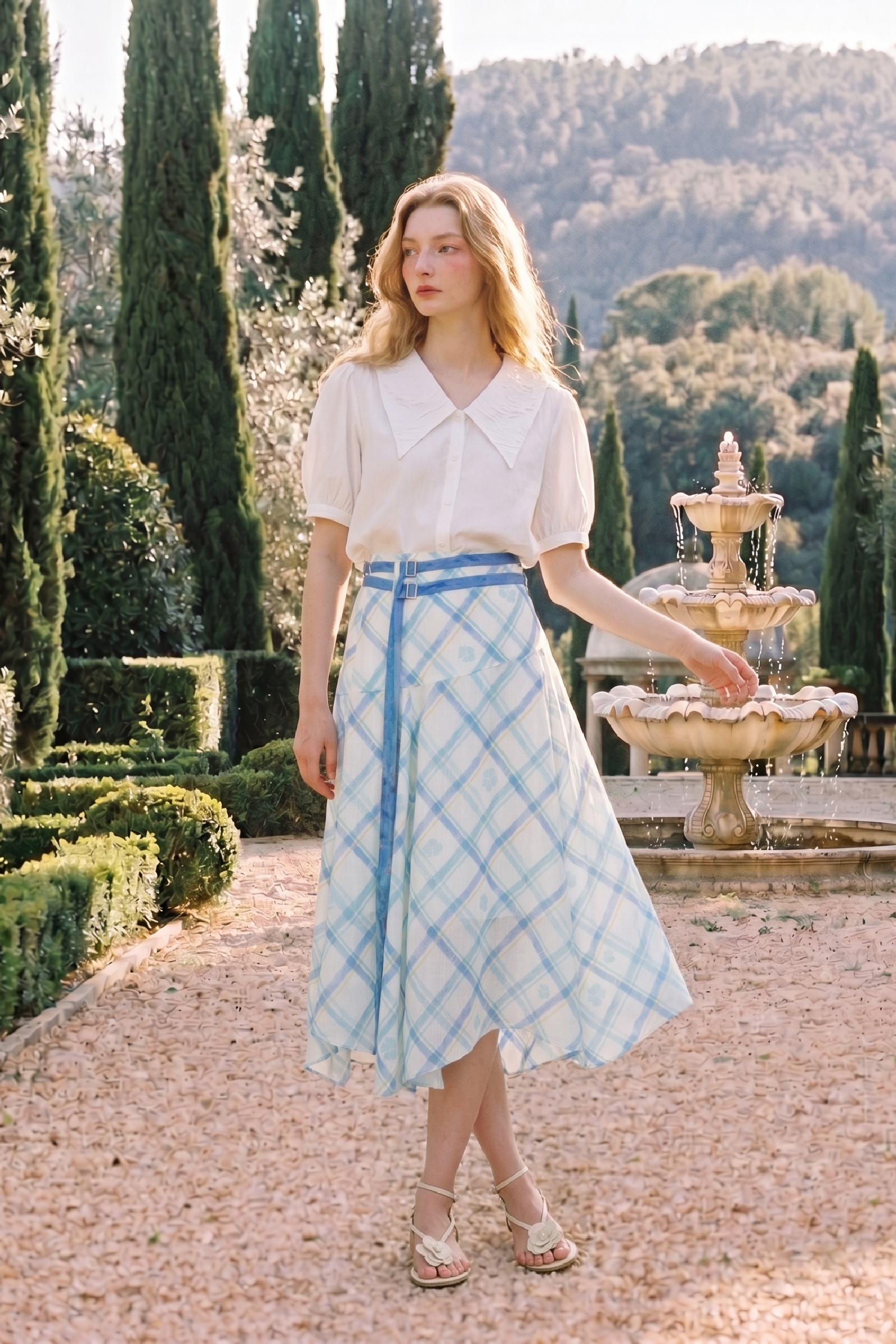 Tie-waist Statement Skirt