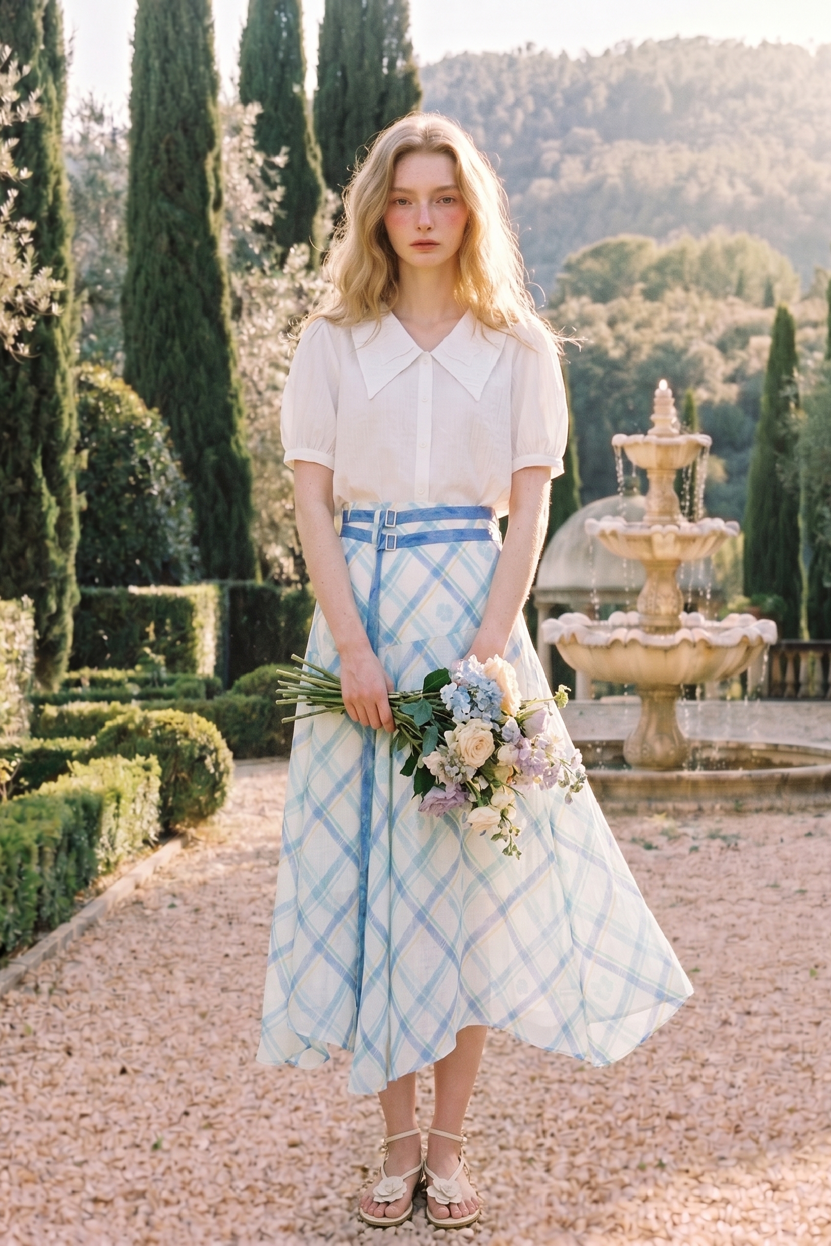 Tie-waist Statement Skirt