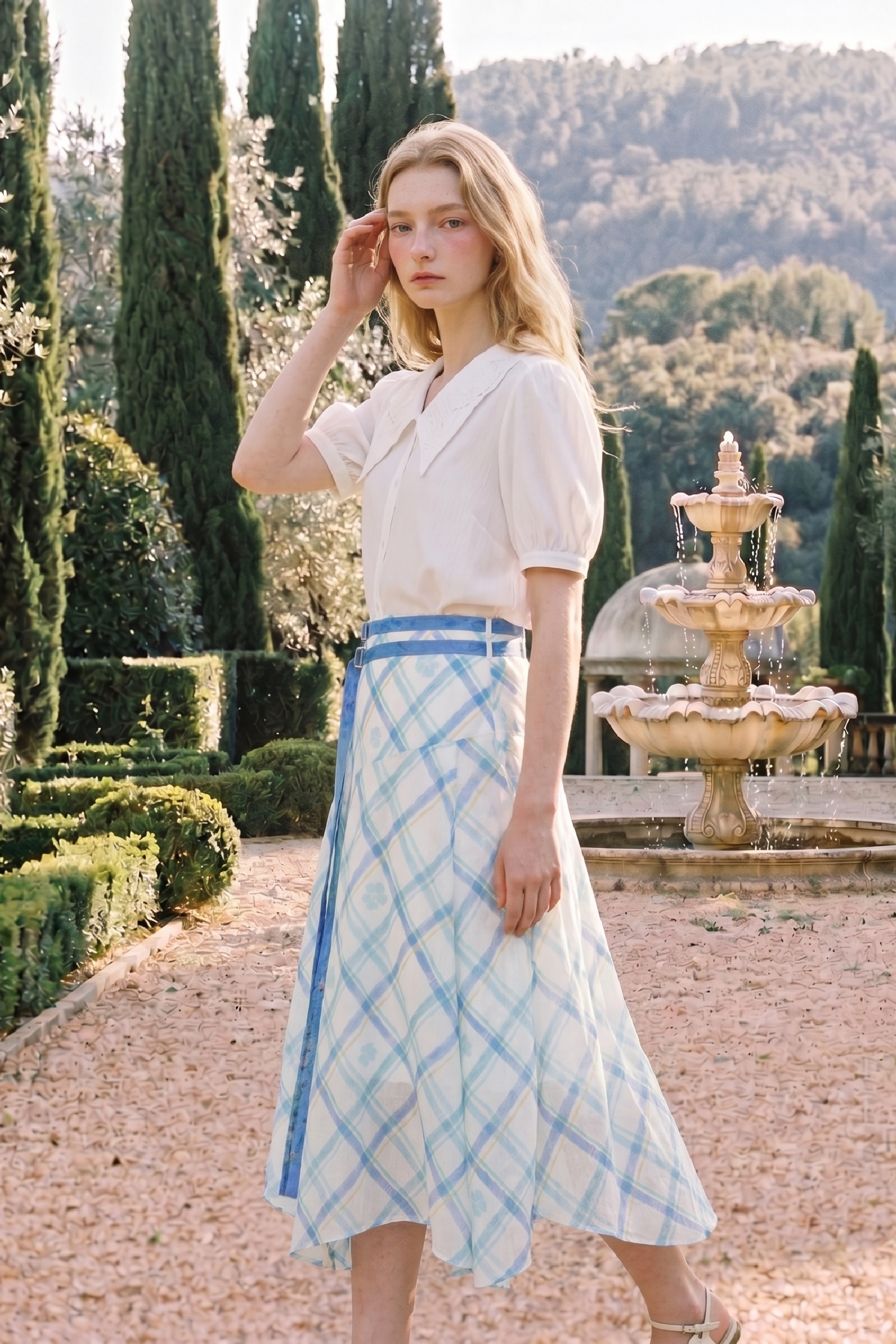 Tie-waist Statement Skirt