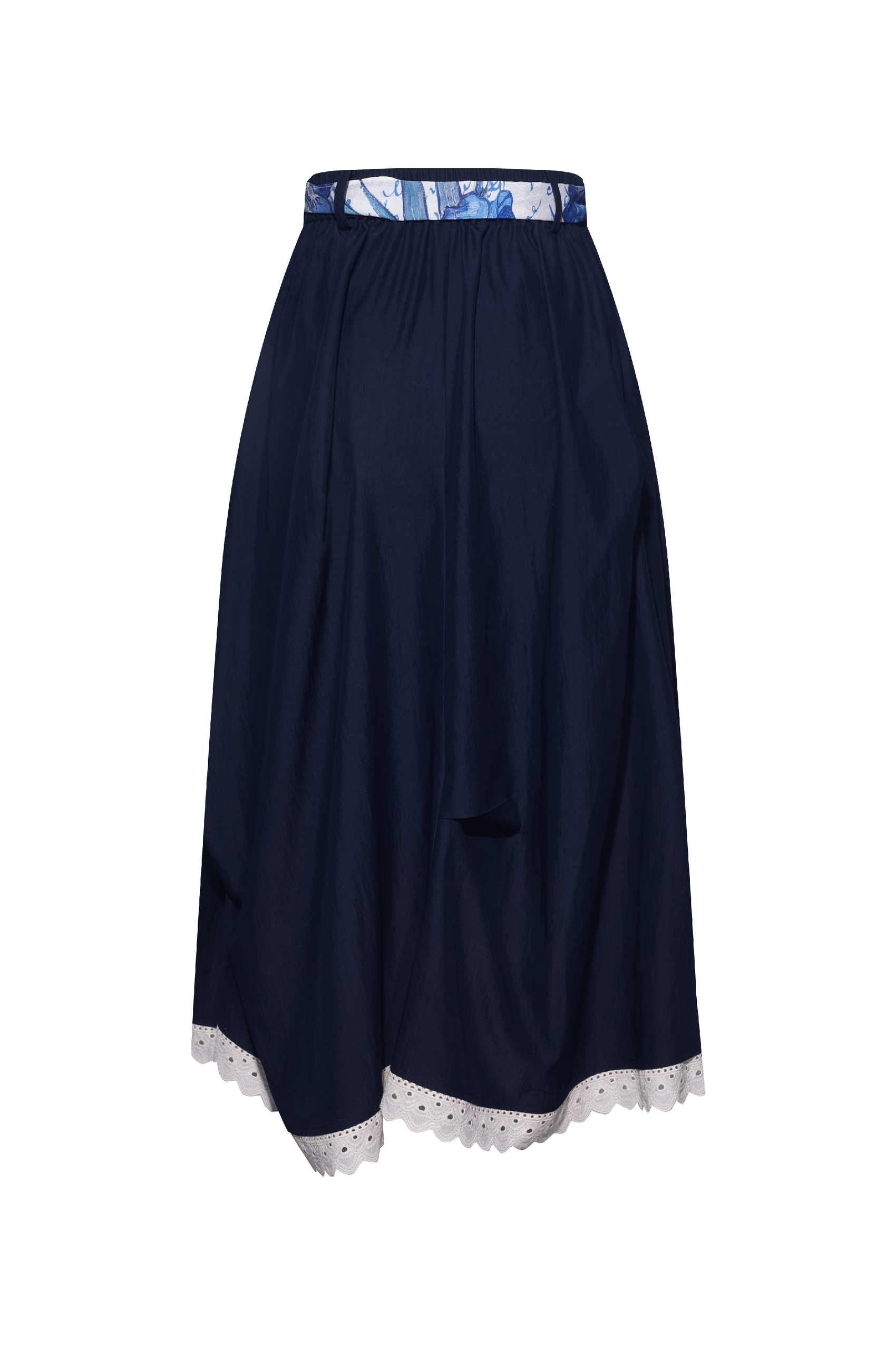 Versatile Lace-trimmed Skirt