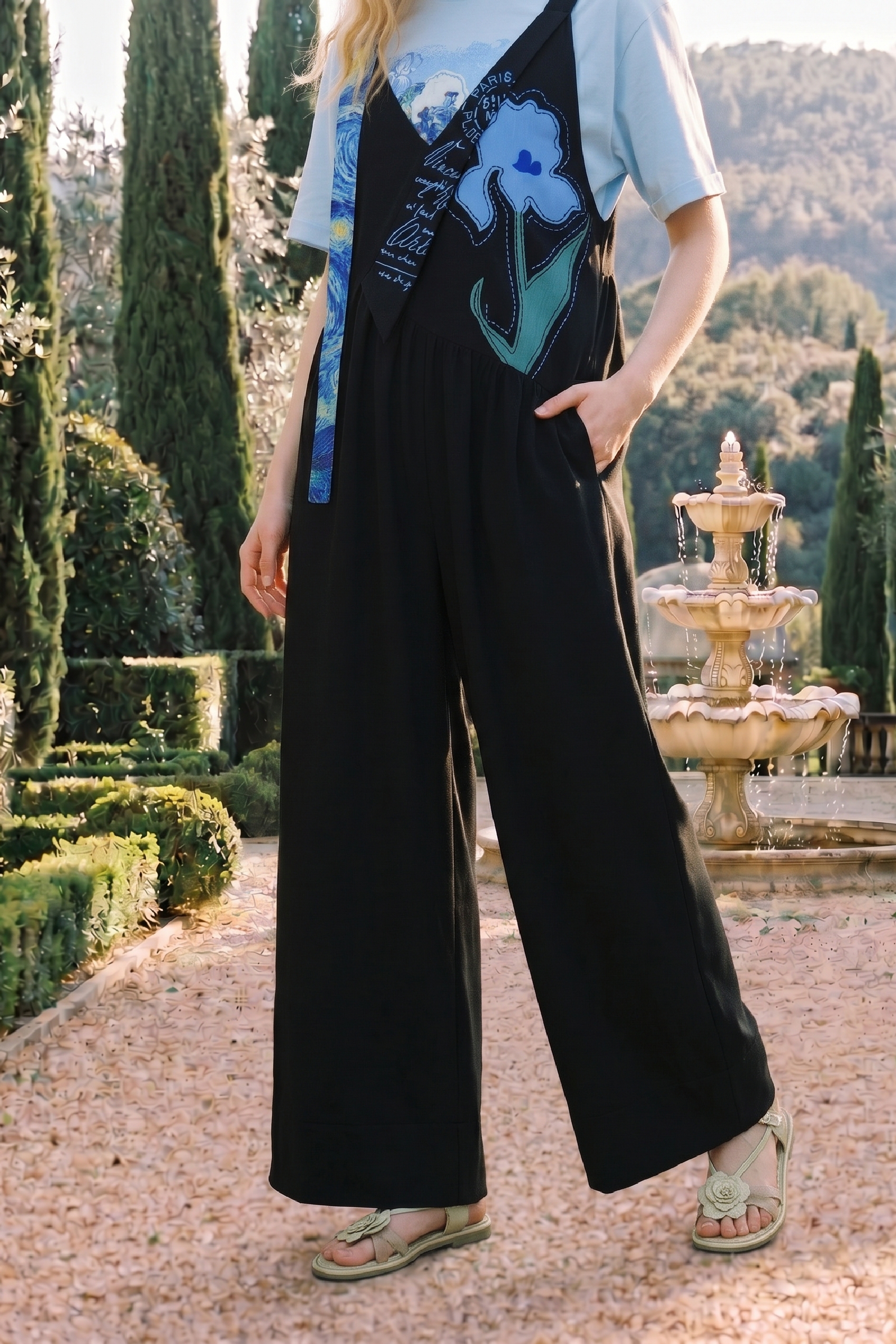 Printed Cami Jumpsuit