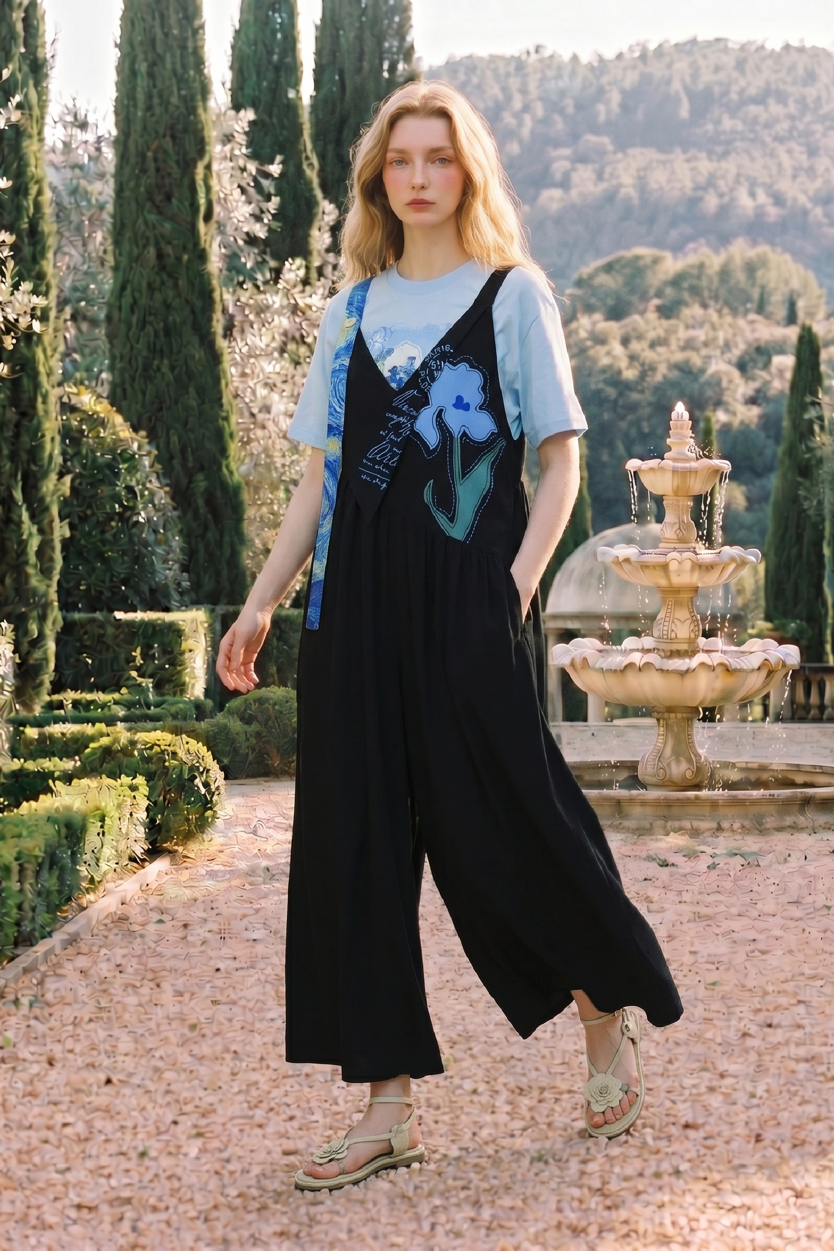 Printed Cami Jumpsuit