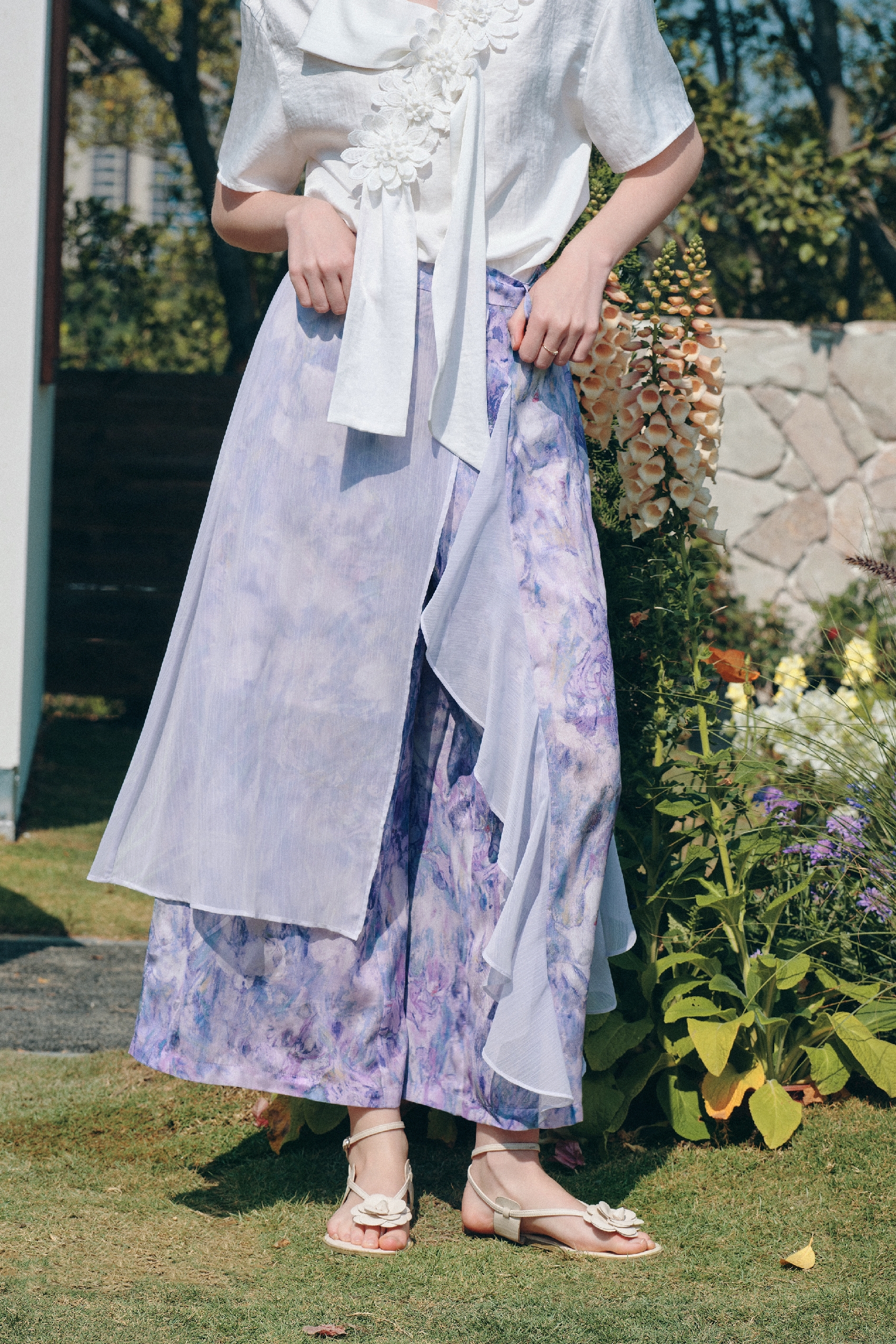 Pink Sweet Printed Pants