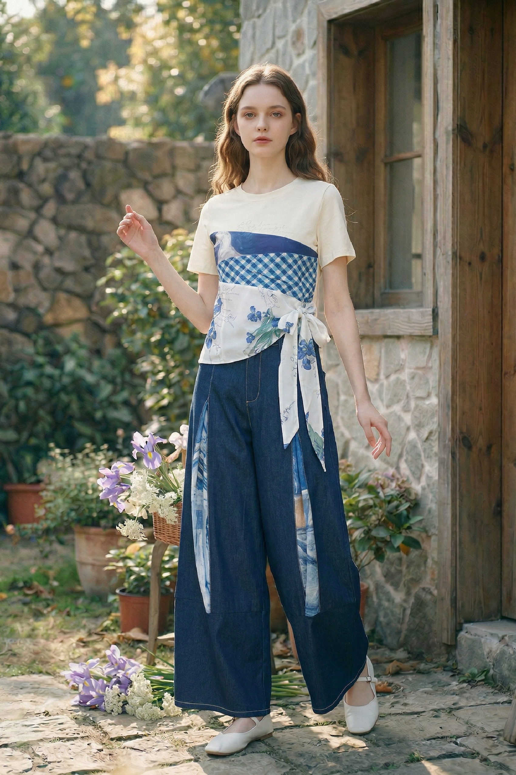 Vintage High-Waisted Pants