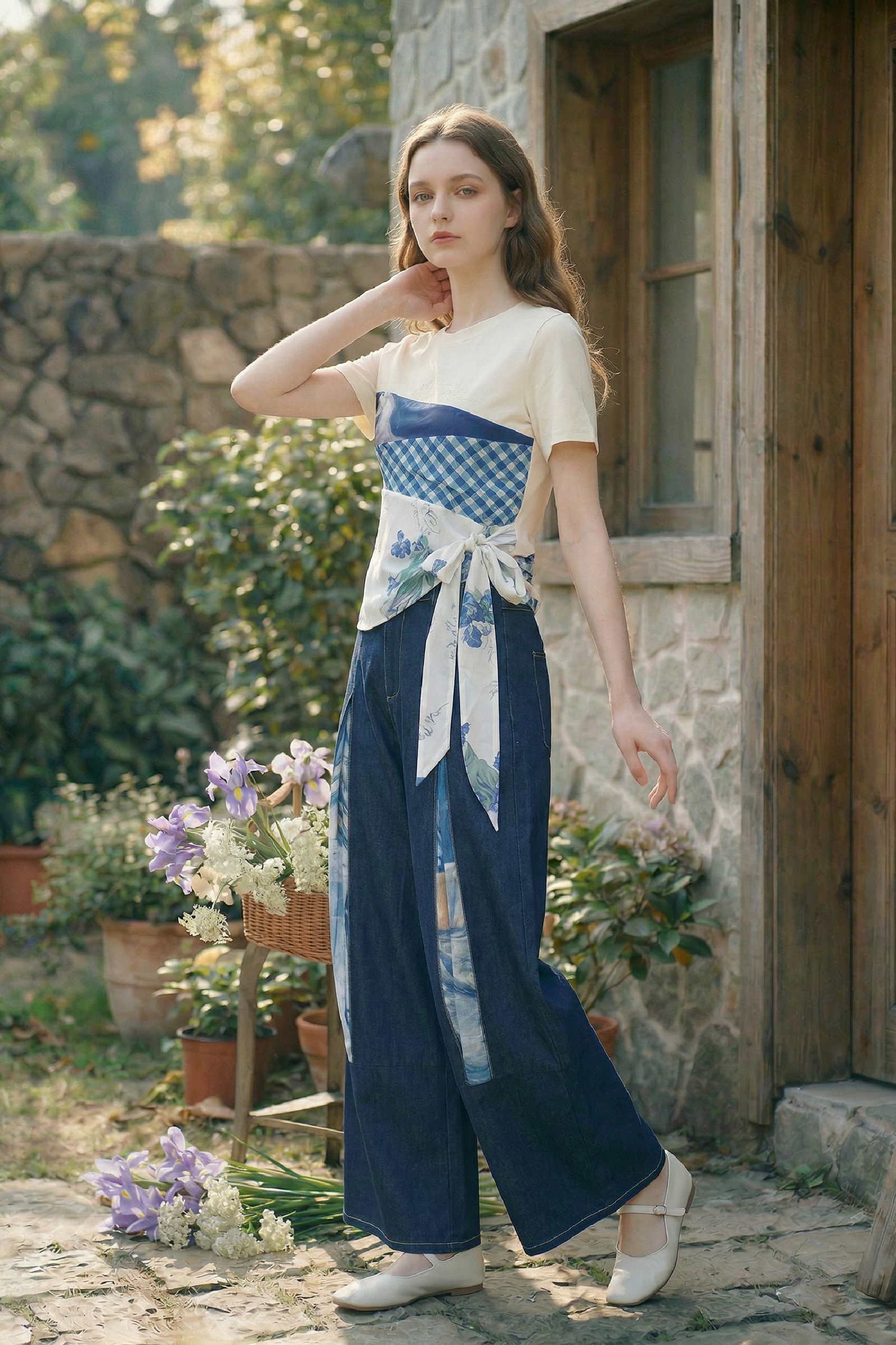 Vintage High-Waisted Pants