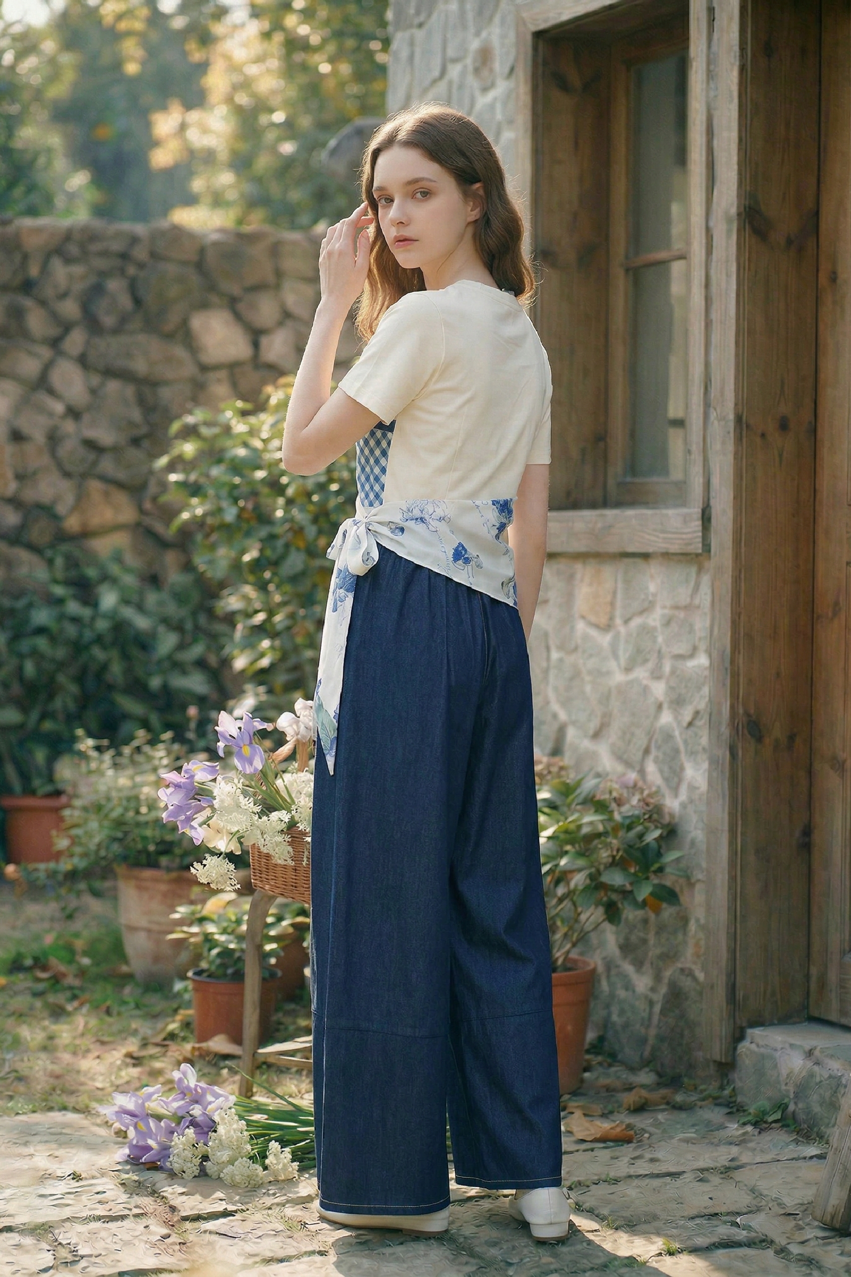 Vintage High-Waisted Pants