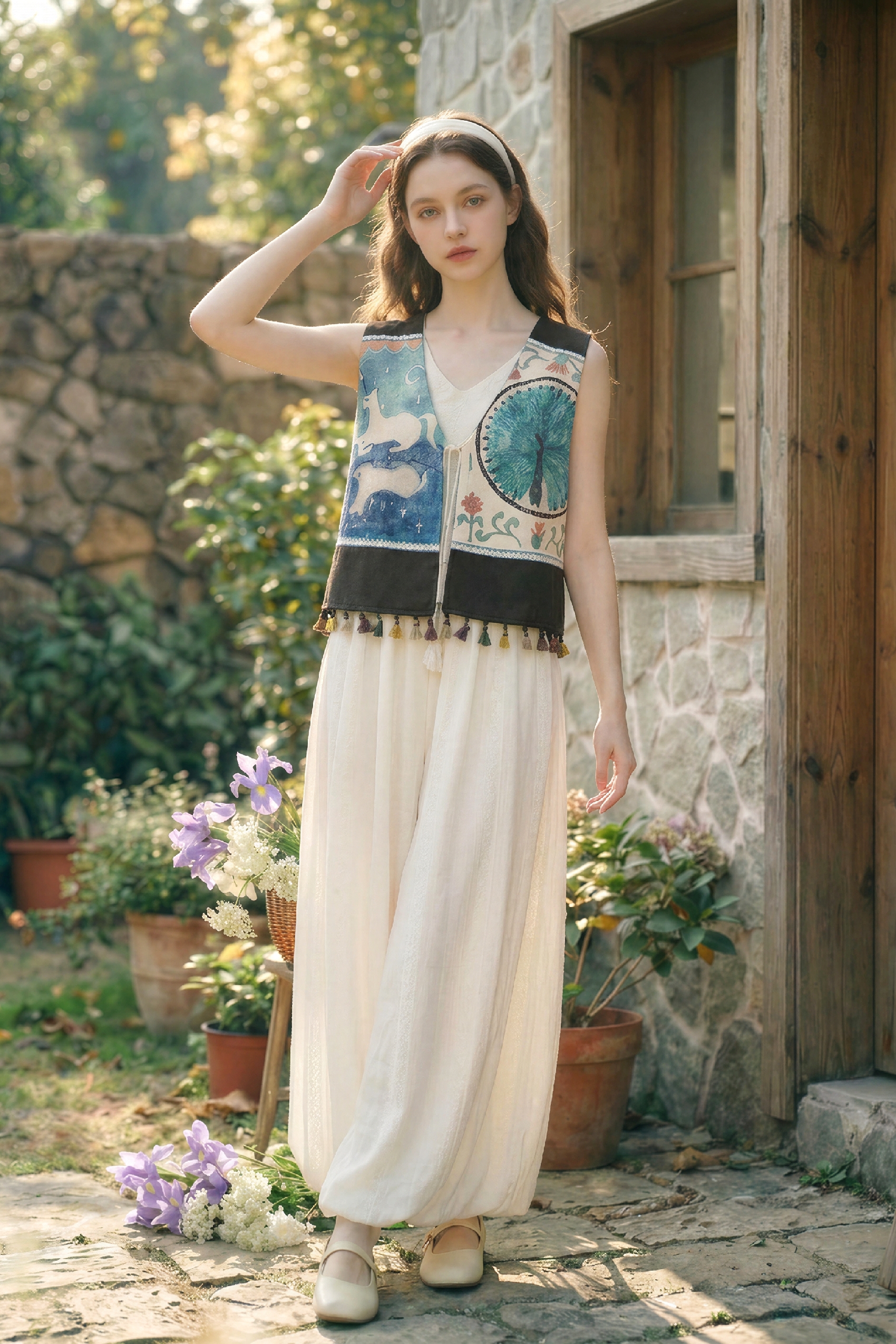 Minimal Loose Fit Pants